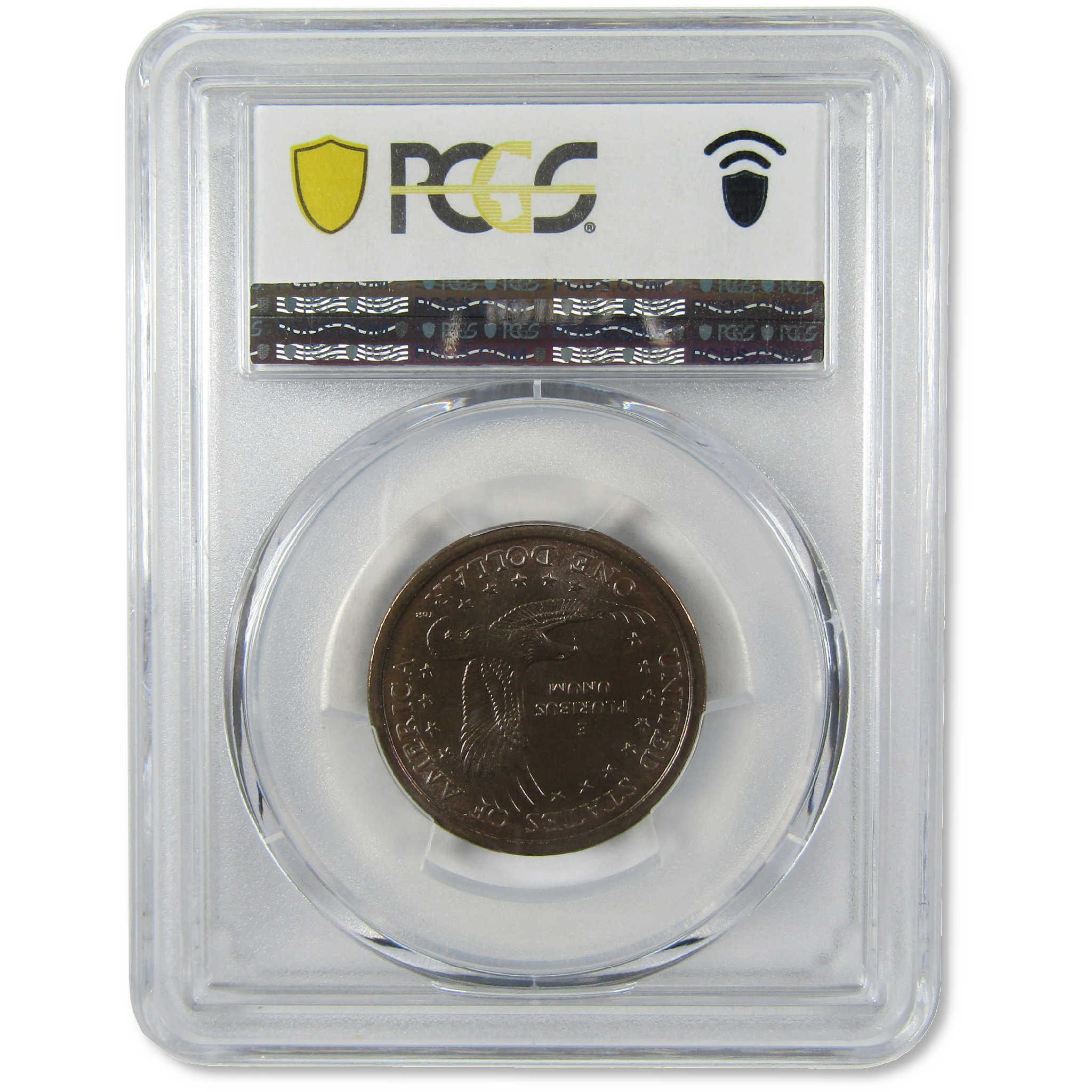 2001 P Sacagawea $1 MS 66 PCGS Improperly Annealed Planchet Mint Error