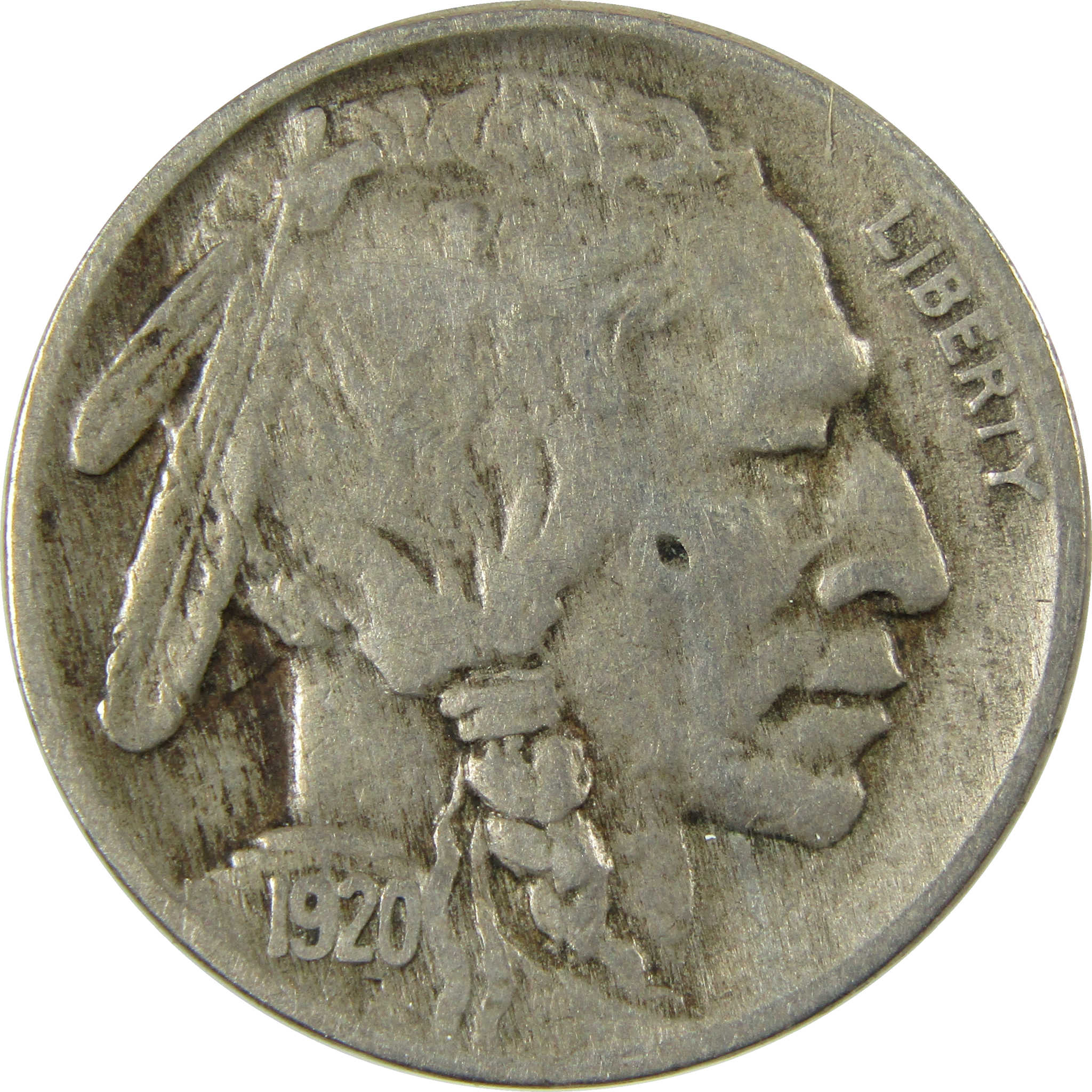 1920 Indian Head Buffalo Nickel VF Very Fine Details Coin SKU:I28328