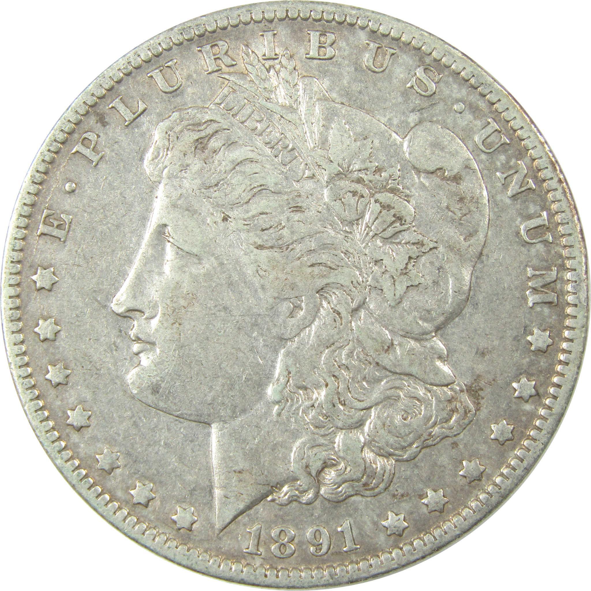 1891 O VAM-1A1 E on Rev Top 100 Morgan Silver Dollar XF SKU:I25342 - Morgan coin - Morgan silver dollar - Morgan silver dollar for sale - Profile Coins & Collectibles