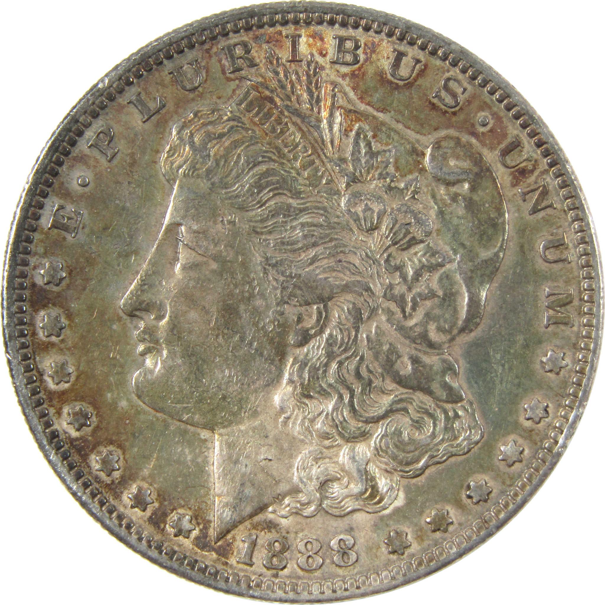 1888 S Morgan Dollar Borderline Uncirculated Silver $1 Coin SKU:I14153 - Morgan coin - Morgan silver dollar - Morgan silver dollar for sale - Profile Coins & Collectibles