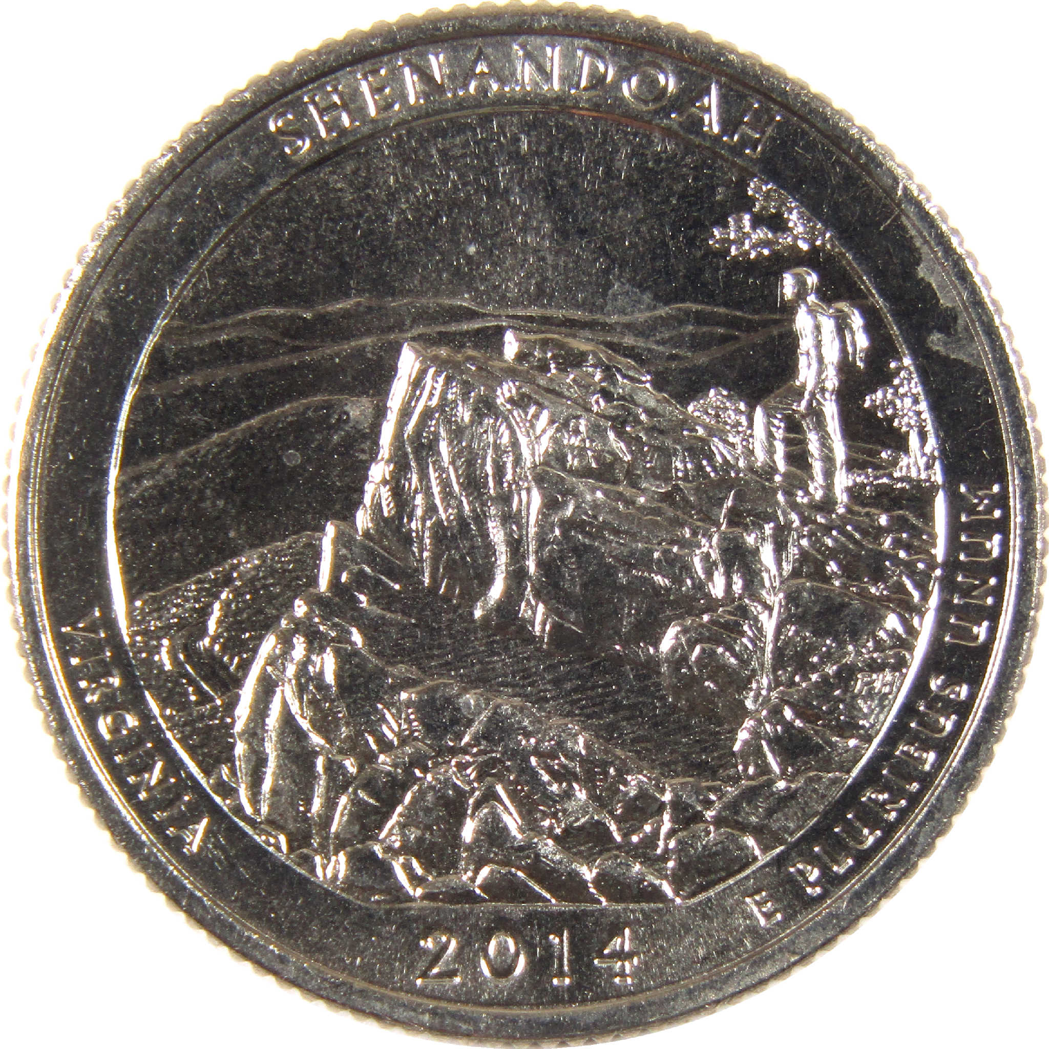 2014 S Shenandoah National Park Quarter Uncirculated Clad 25c Coin