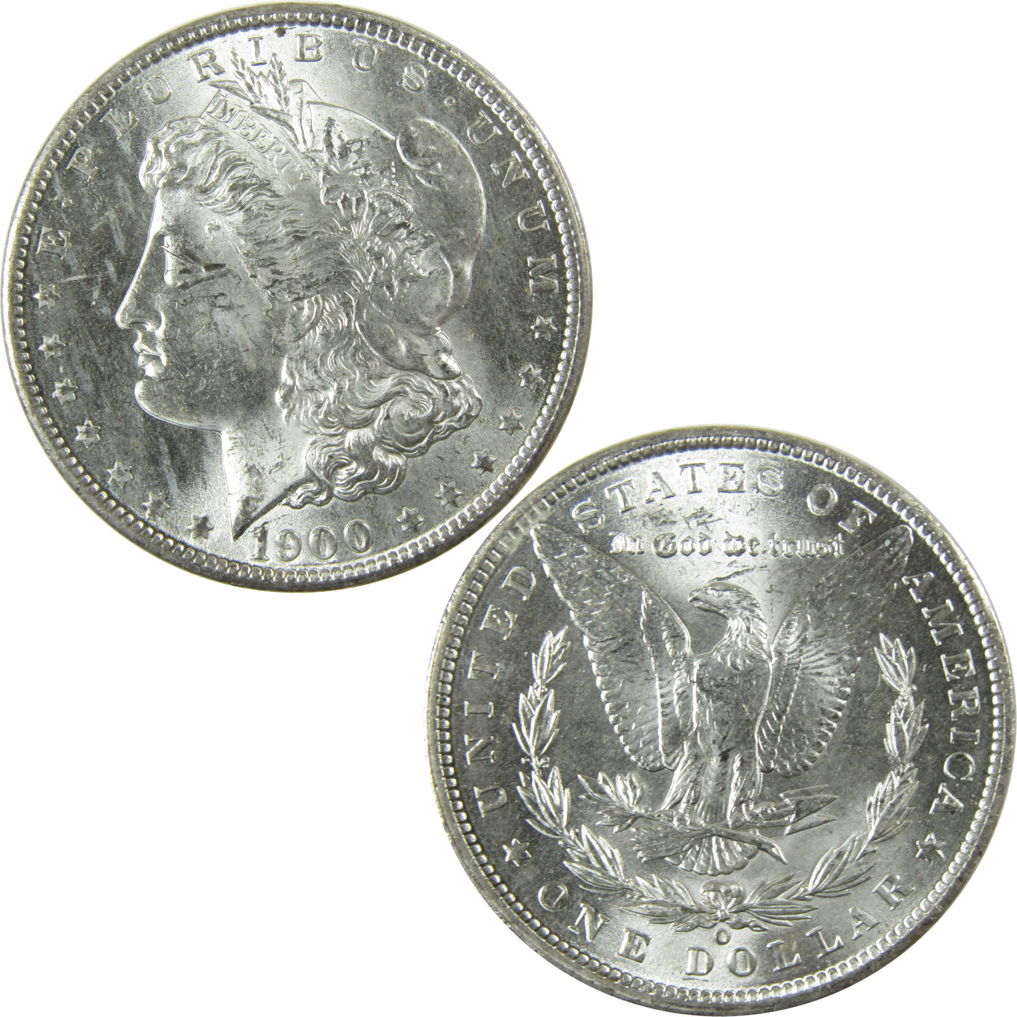 1900 O Morgan Silver Dollar Uncirculated Mint State $1 Coin SKU:I27790