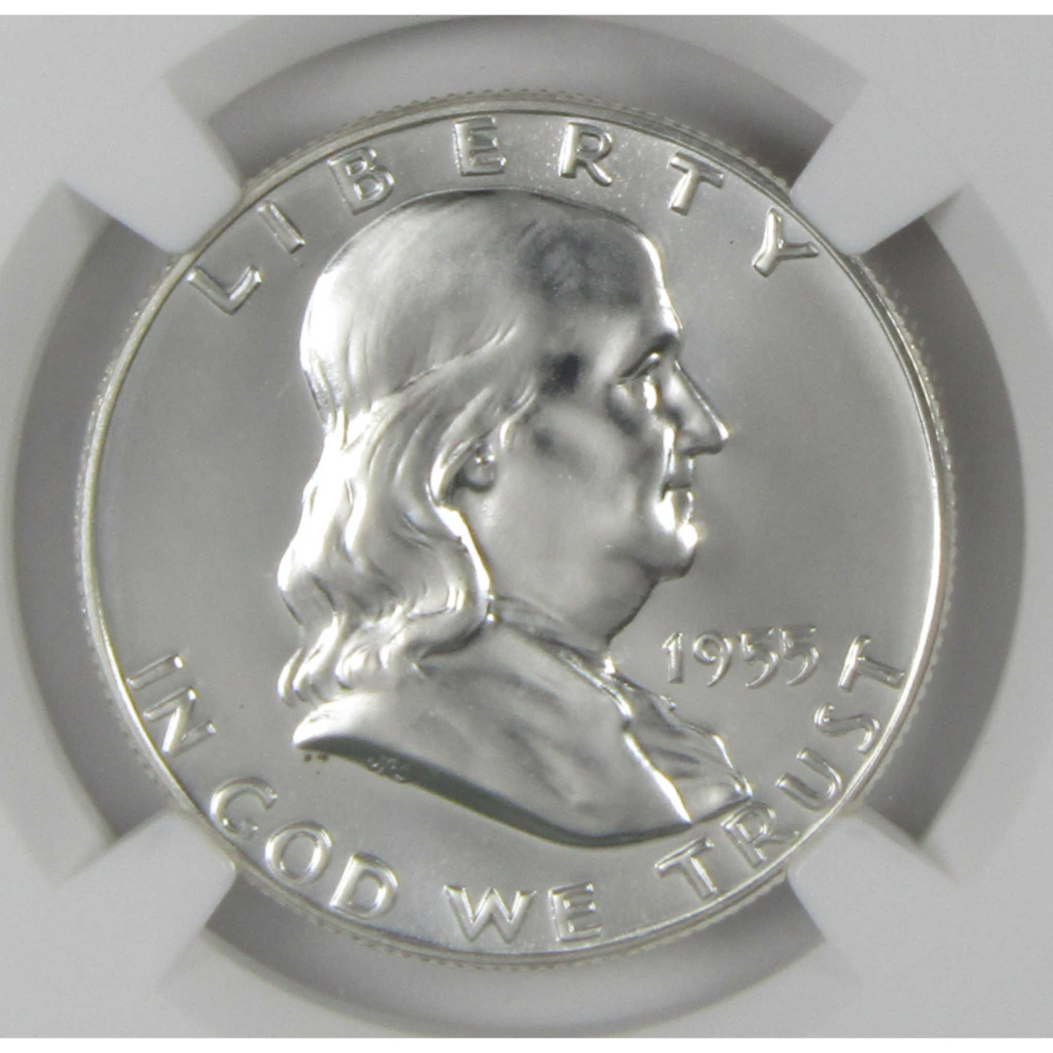1955 Franklin Silver Half Dollar PF 68 NGC Proof 50c Coin SKU:I27404