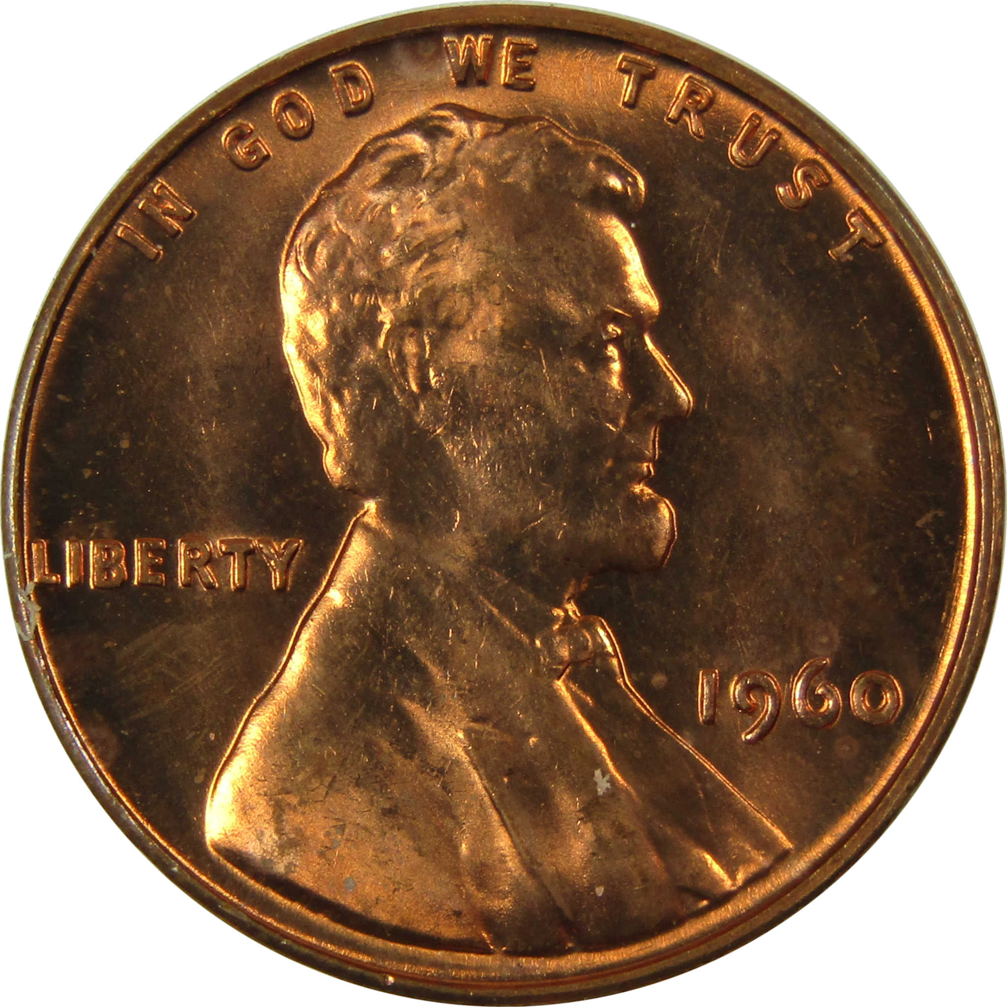 1960 Small Date Lincoln Memorial 1c Uncirculated Mint State SKU:I26592