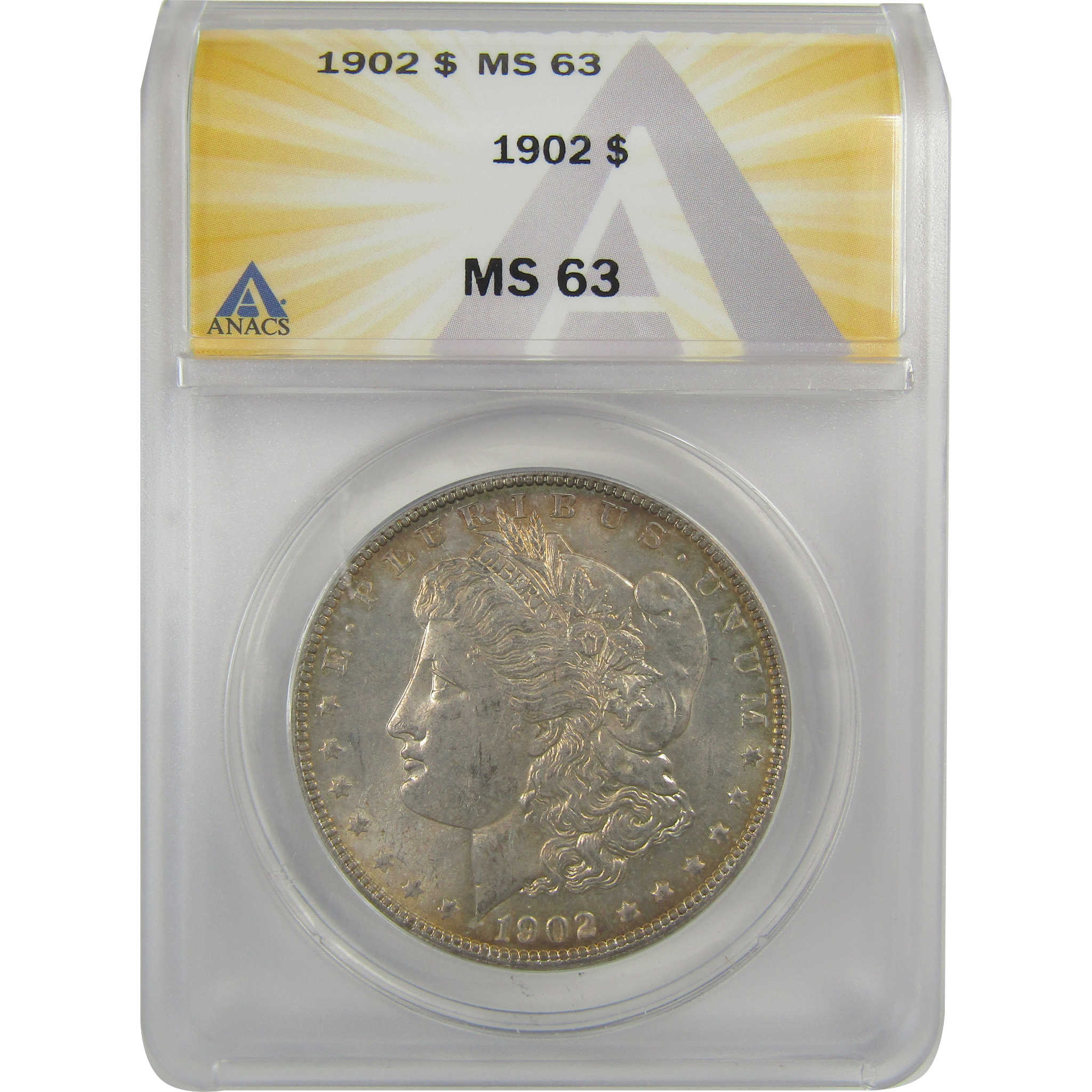 1902 Morgan Dollar MS 63 ANACS Silver Uncirculated $1 Coin SKU:I20423 - Morgan coin - Morgan silver dollar - Morgan silver dollar for sale - Profile Coins & Collectibles