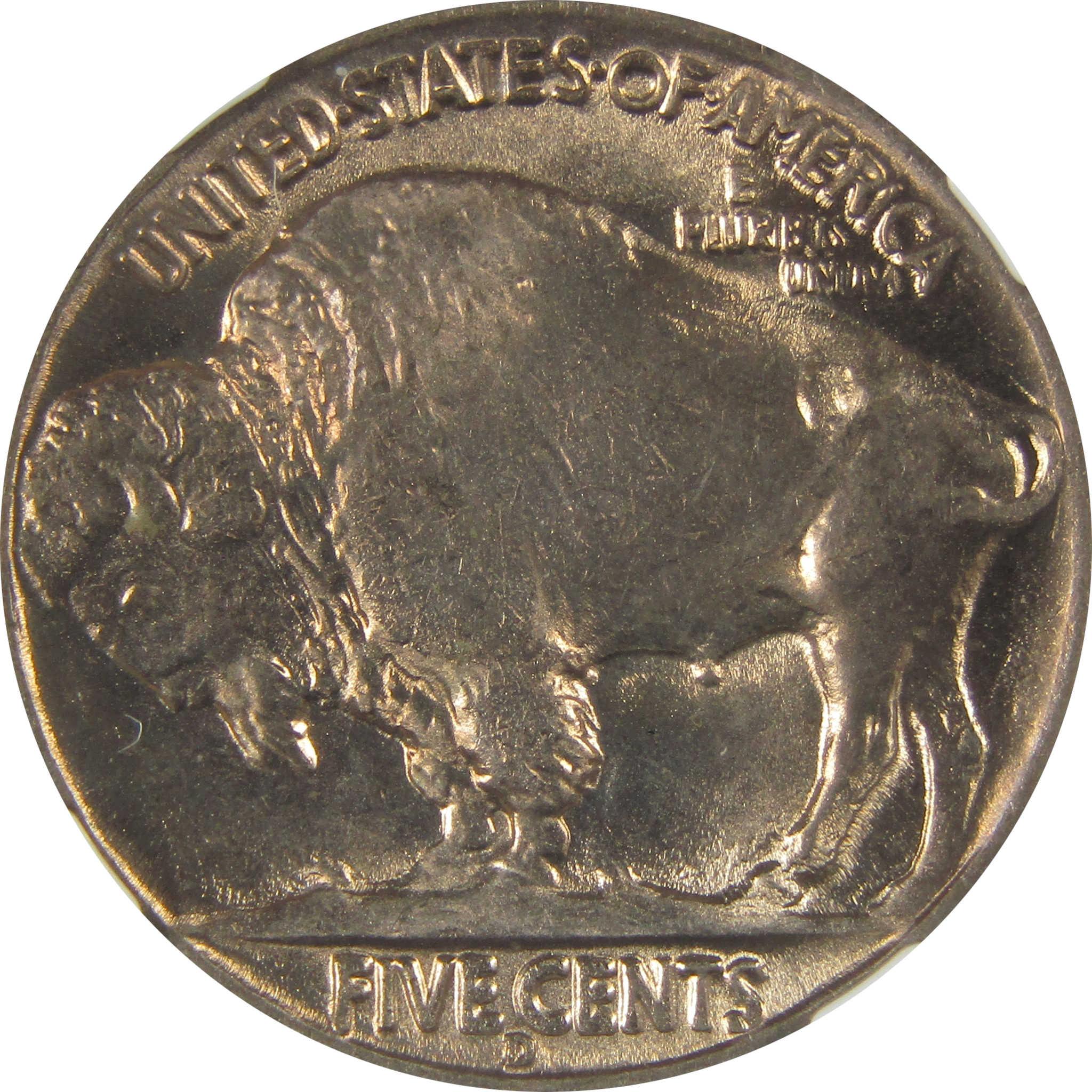 1936 D Indian Head Buffalo Nickel MS 66 NGC Bag Fragment SKU:I22663