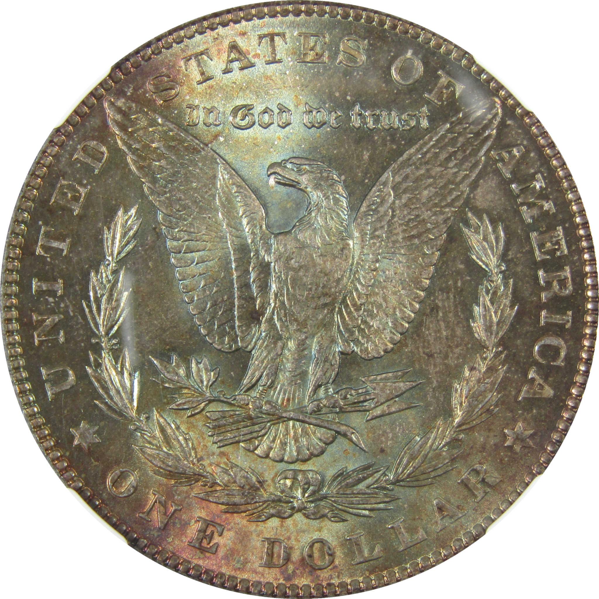 1896 Morgan Silver Dollar MS 64 NGC Uncirculated Toned SKU:I27894