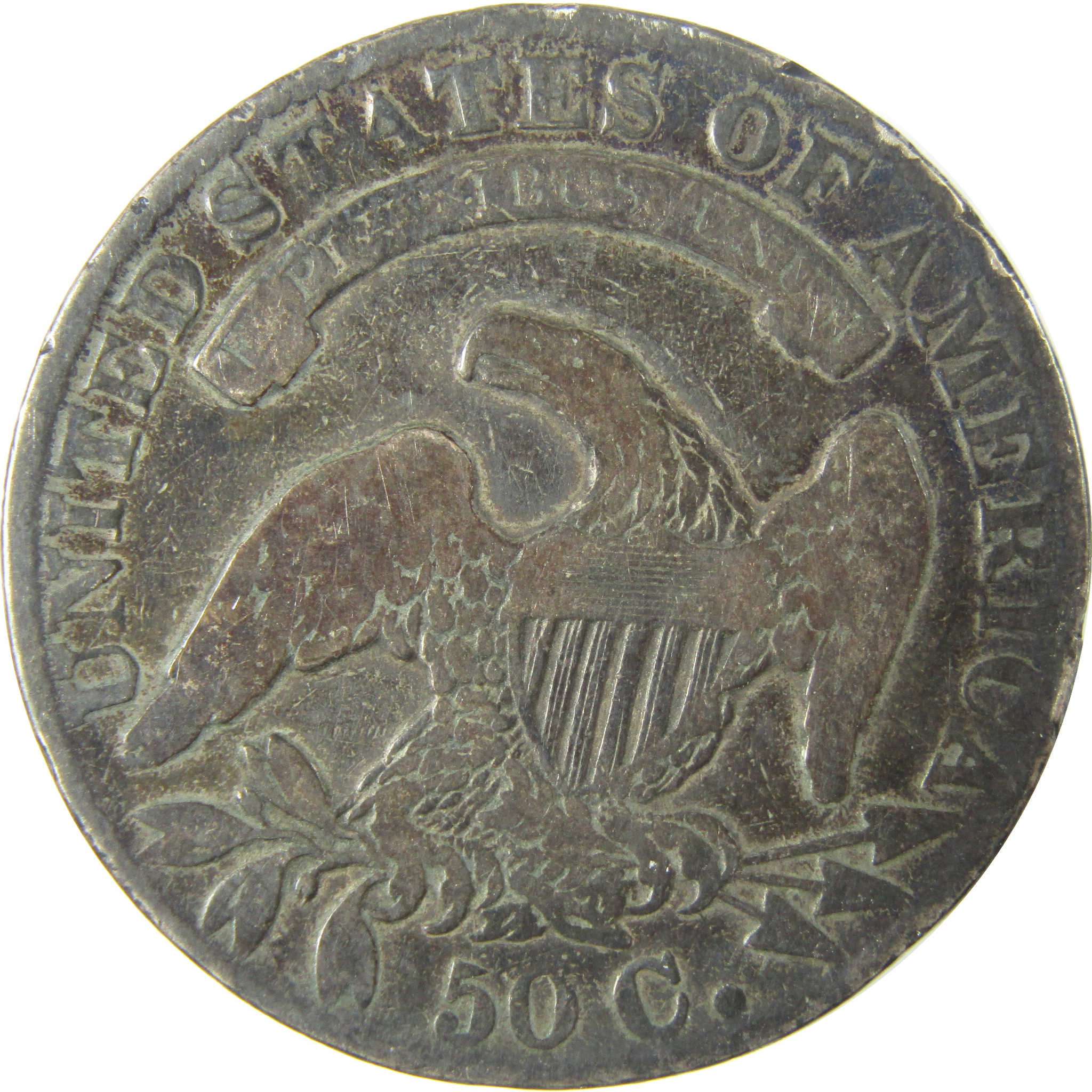 1831 Capped Bust Silver Half Dollar G Good SKU:CP1491