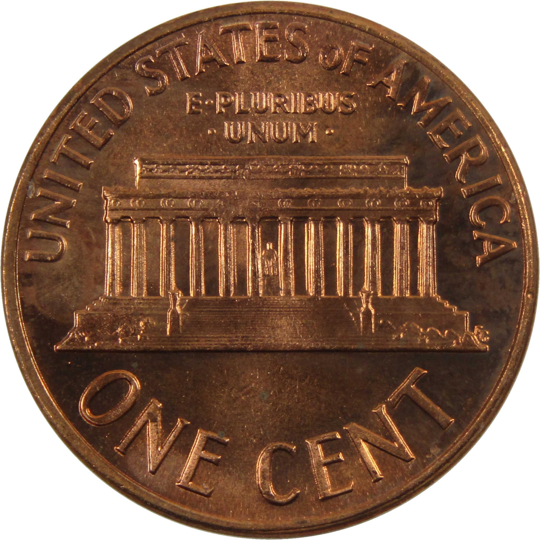 1968 D Lincoln Memorial Cent BU Uncirculated Penny 1c Coin