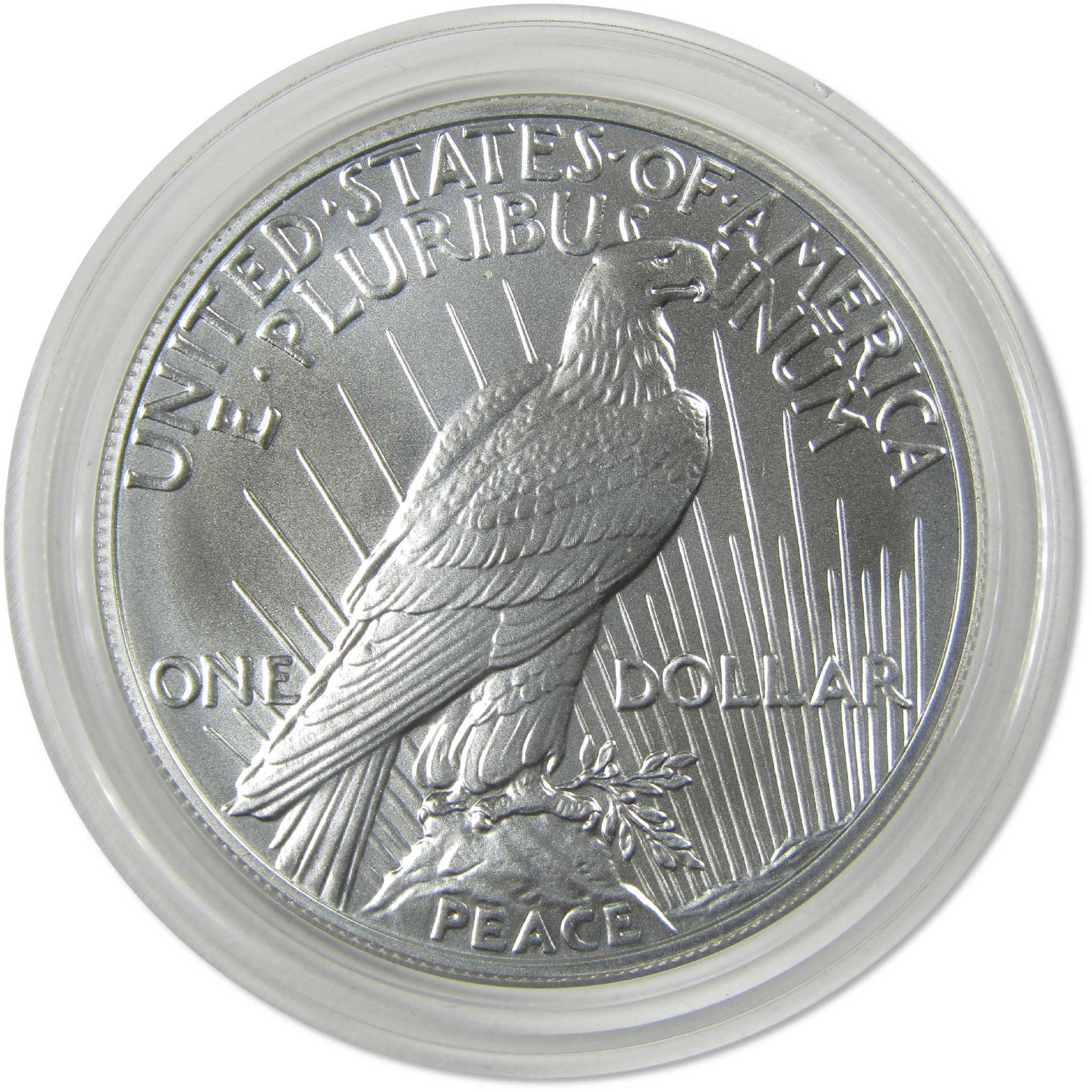 2025 Peace Silver Dollar Uncirculated Mint State $1 Coin OGP COA