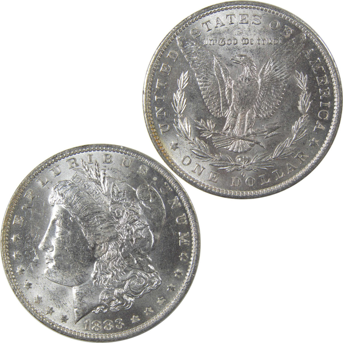 1883 O Morgan Silver Dollar Uncirculated Mint State $1 Coin SKU:I24845 - Morgan coin - Morgan silver dollar - Morgan silver dollar for sale - Profile Coins & Collectibles