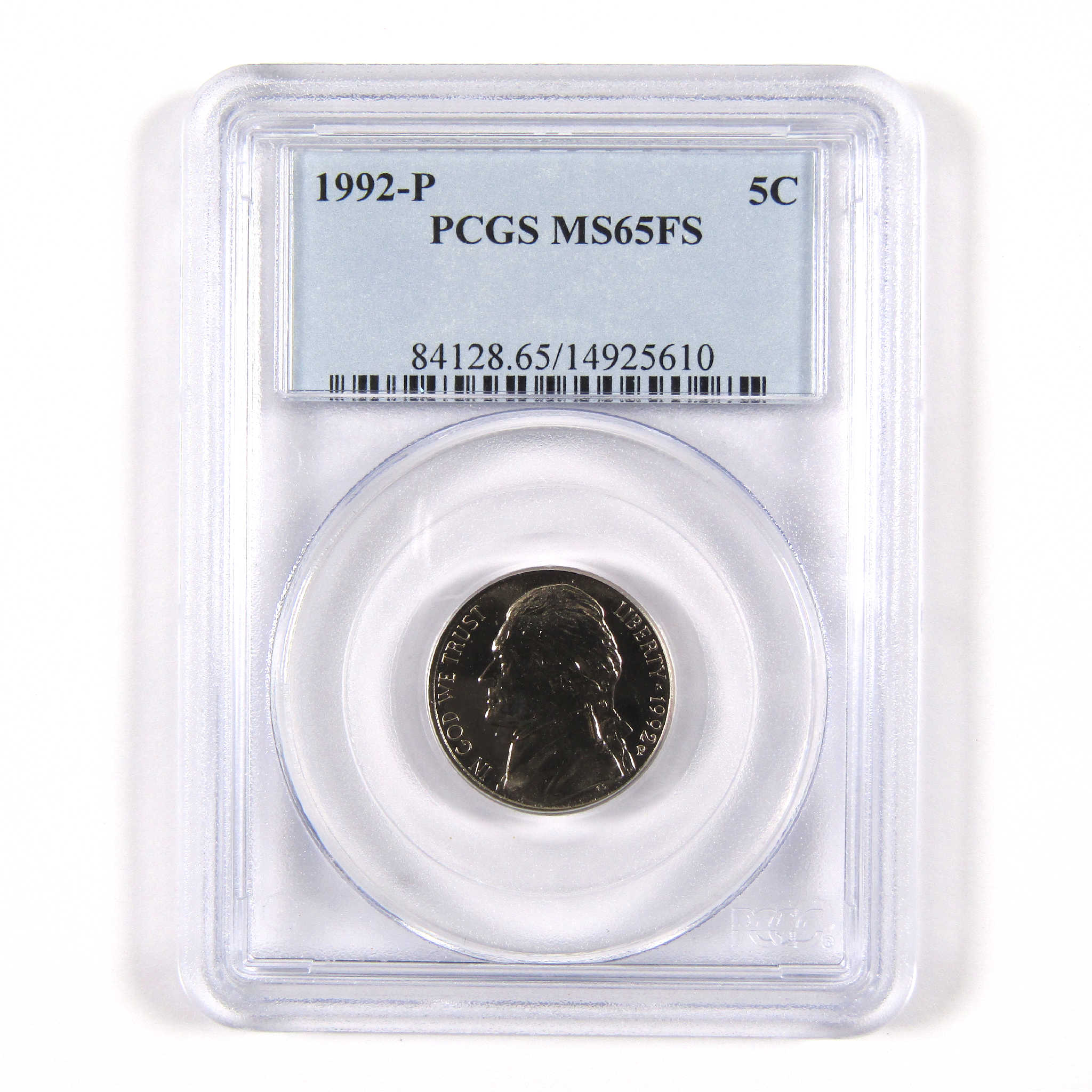 1992 P Jefferson Nickel MS 65 FS PCGS 5c Uncirculated Coin SKU:CPC4125