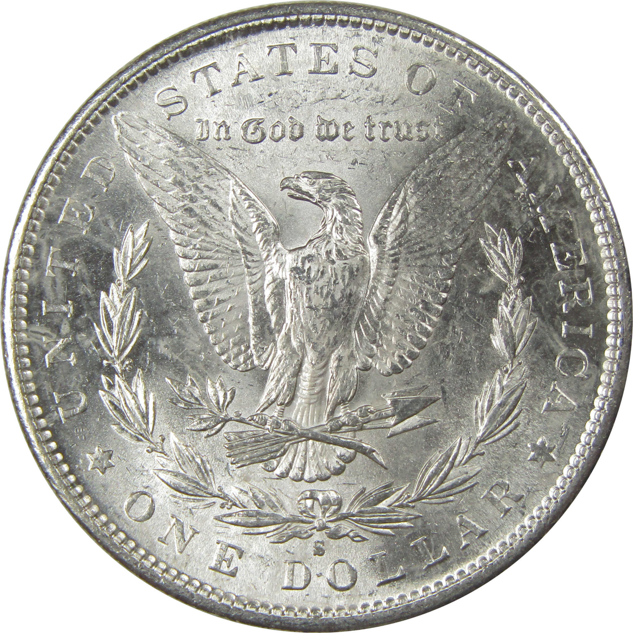 1890 S Morgan Dollar Uncirculated Silver $1 Coin SKU:I21080 - Morgan coin - Morgan silver dollar - Morgan silver dollar for sale - Profile Coins & Collectibles