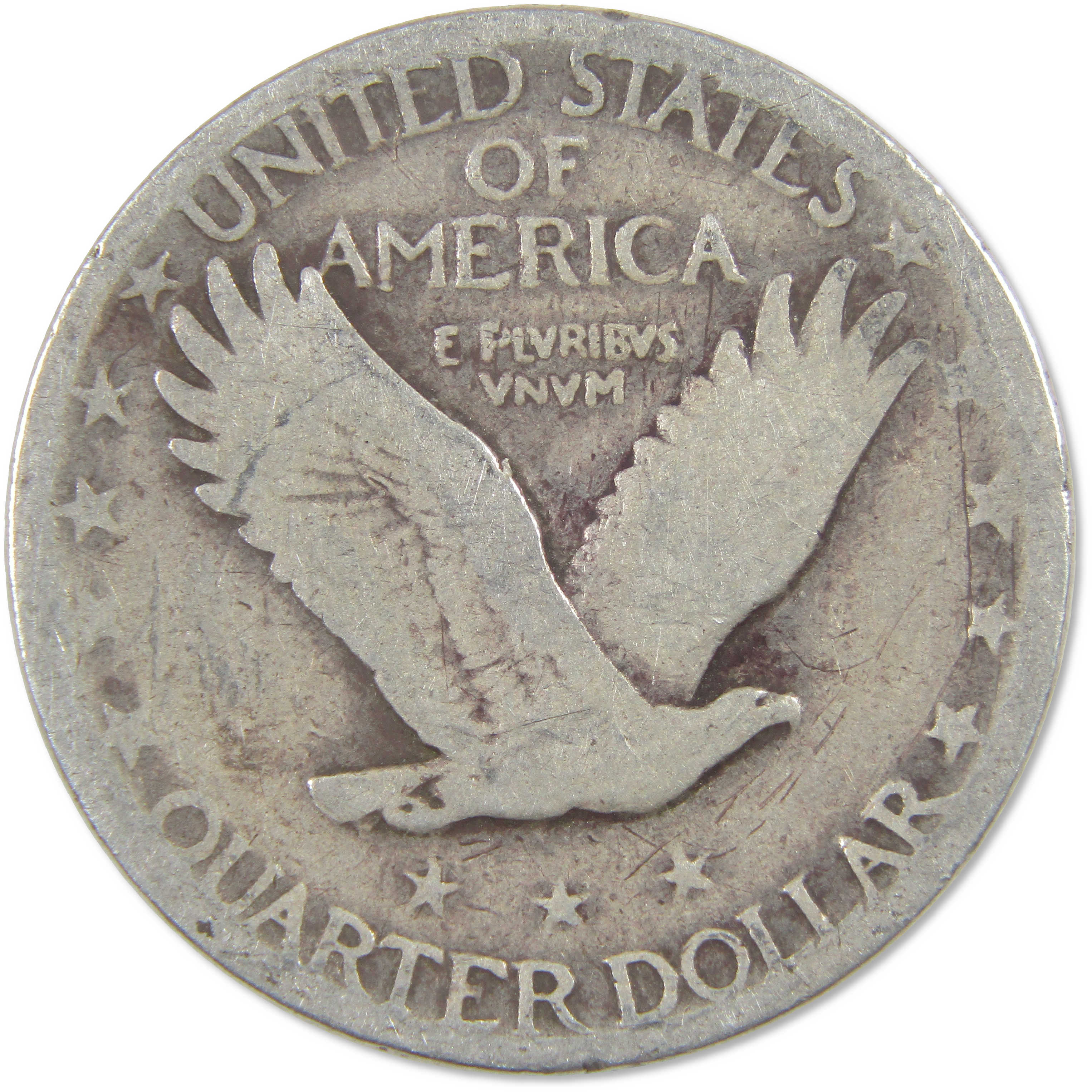 1925-1930 Standing Liberty Silver Quarter Circulated 6 Coin Set