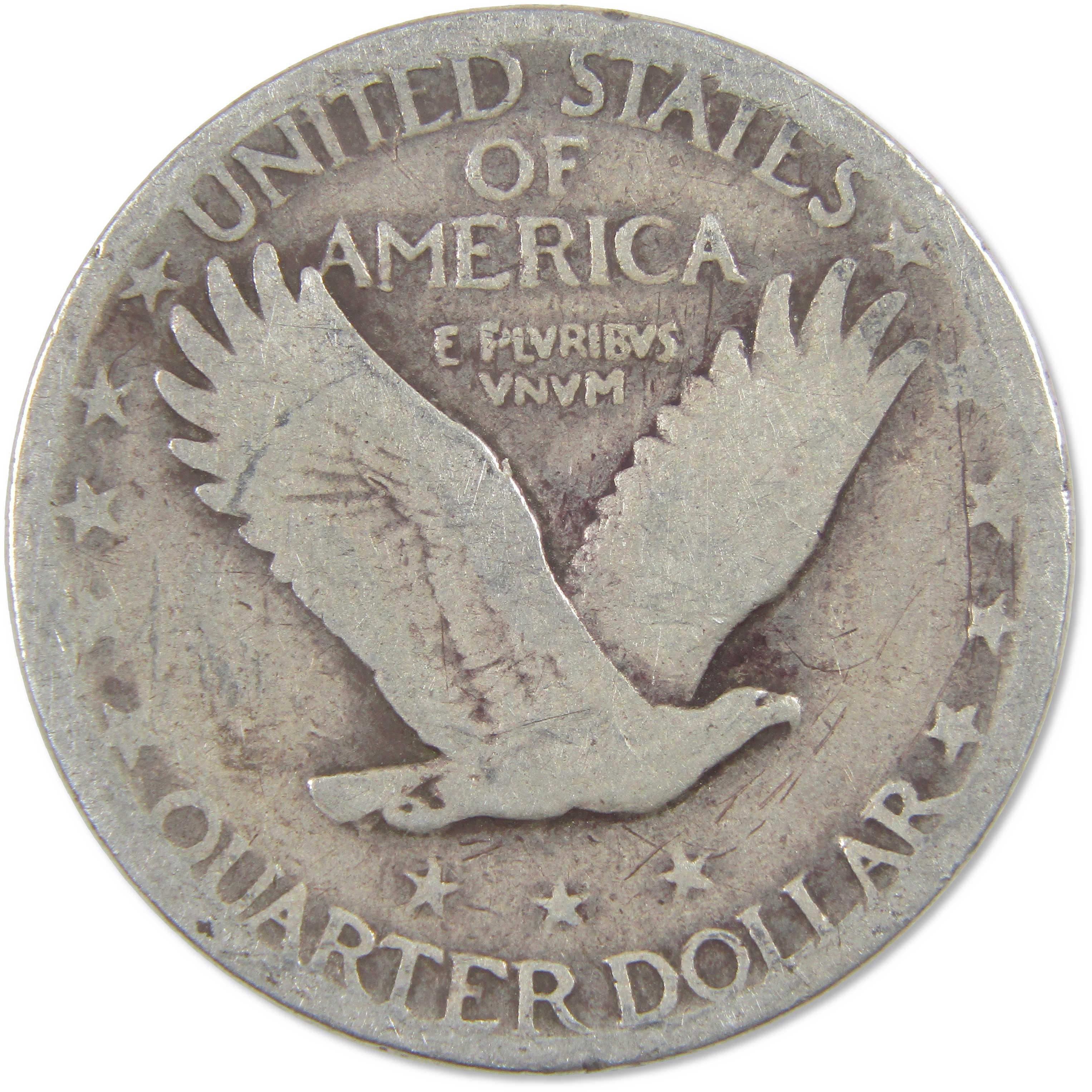 1925-1930 Standing Liberty Silver Quarter Circulated 6 Coin Set