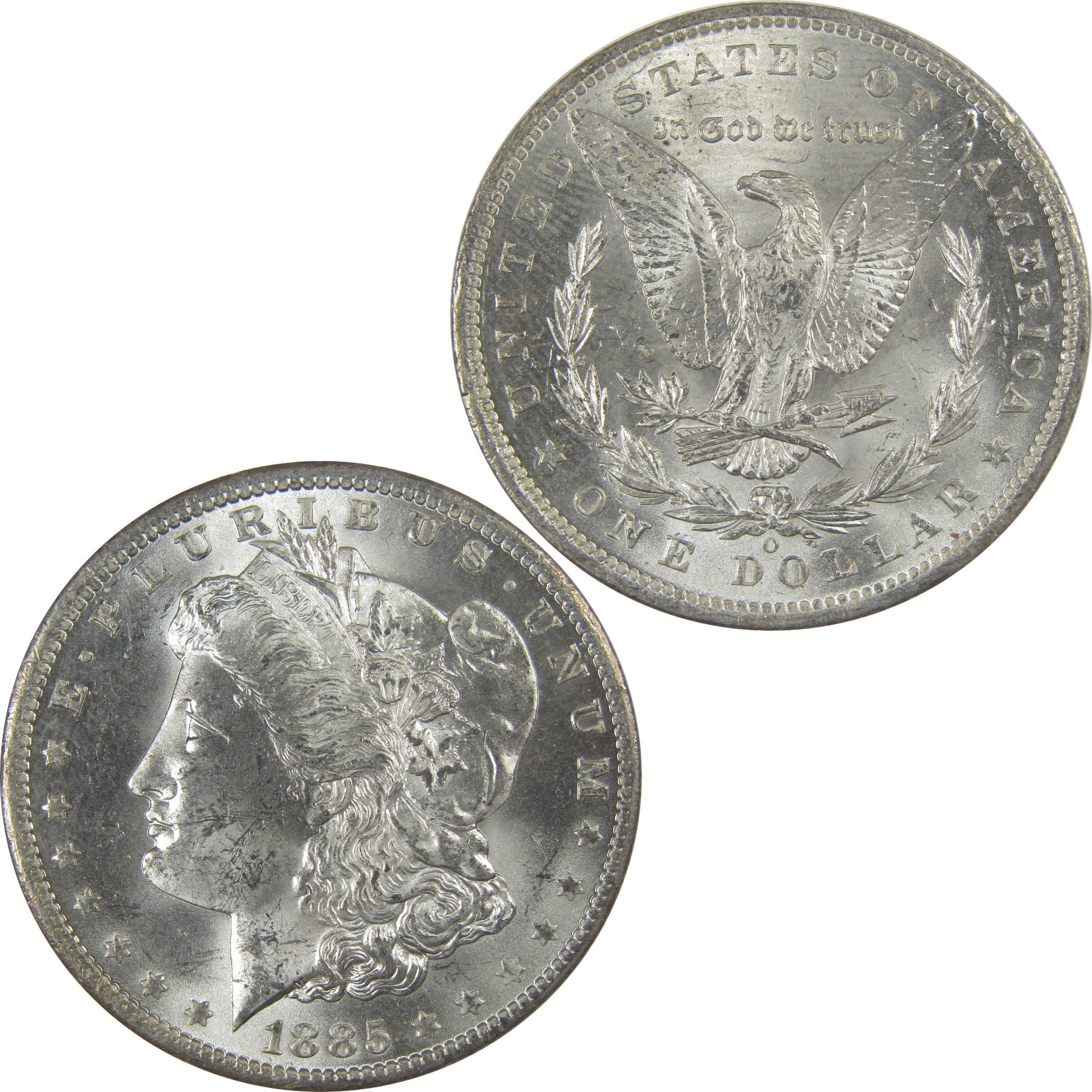 1885 O Morgan Dollar Uncirculated Silver $1 Coin SKU:CPC1126 - Morgan coin - Morgan silver dollar - Morgan silver dollar for sale - Profile Coins & Collectibles