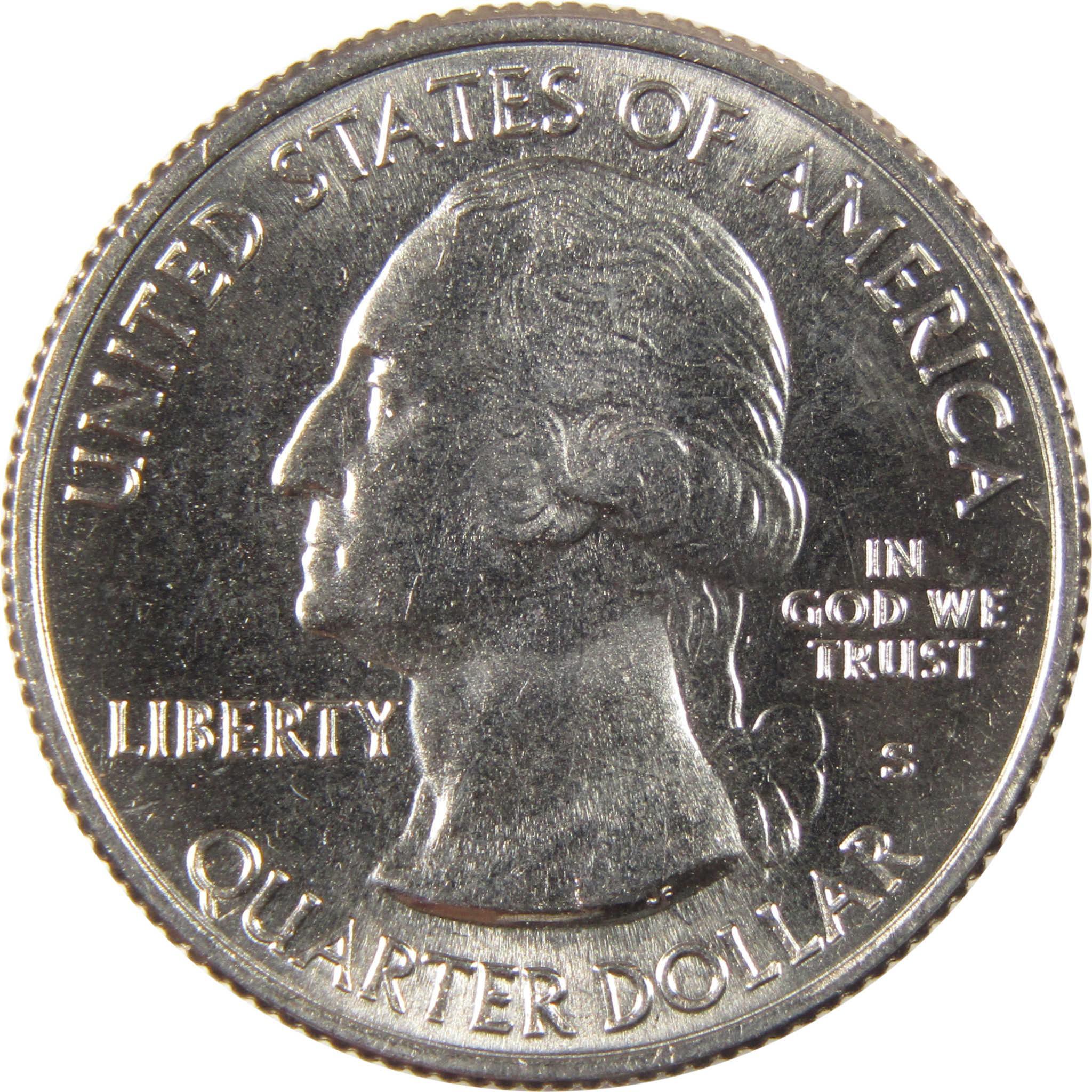United States quarter dollar coin with George Washington profile, collectible coin
