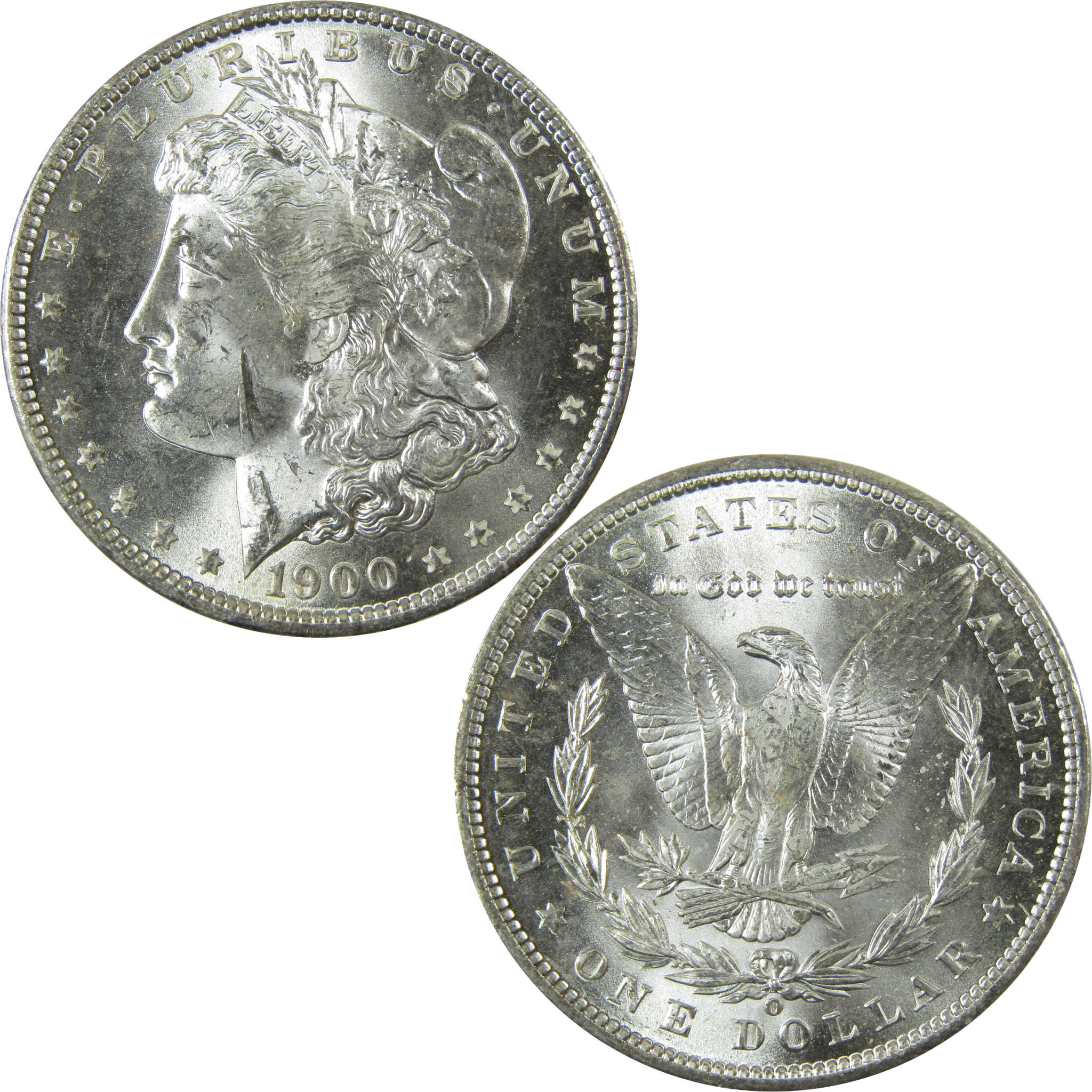 1900 O Morgan Silver Dollar Uncirculated Mint State $1 Coin SKU:I27784