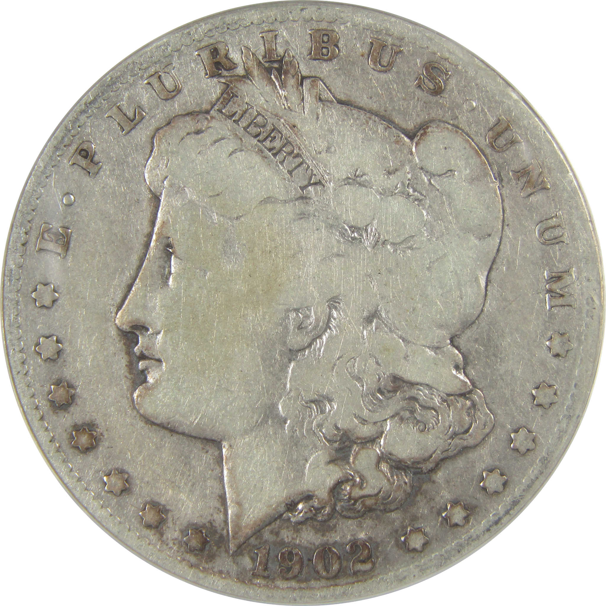 1902 S Morgan Dollar VG 8 Details ANACS Silver $1 Coin SKU:I21660 - Morgan coin - Morgan silver dollar - Morgan silver dollar for sale - Profile Coins & Collectibles