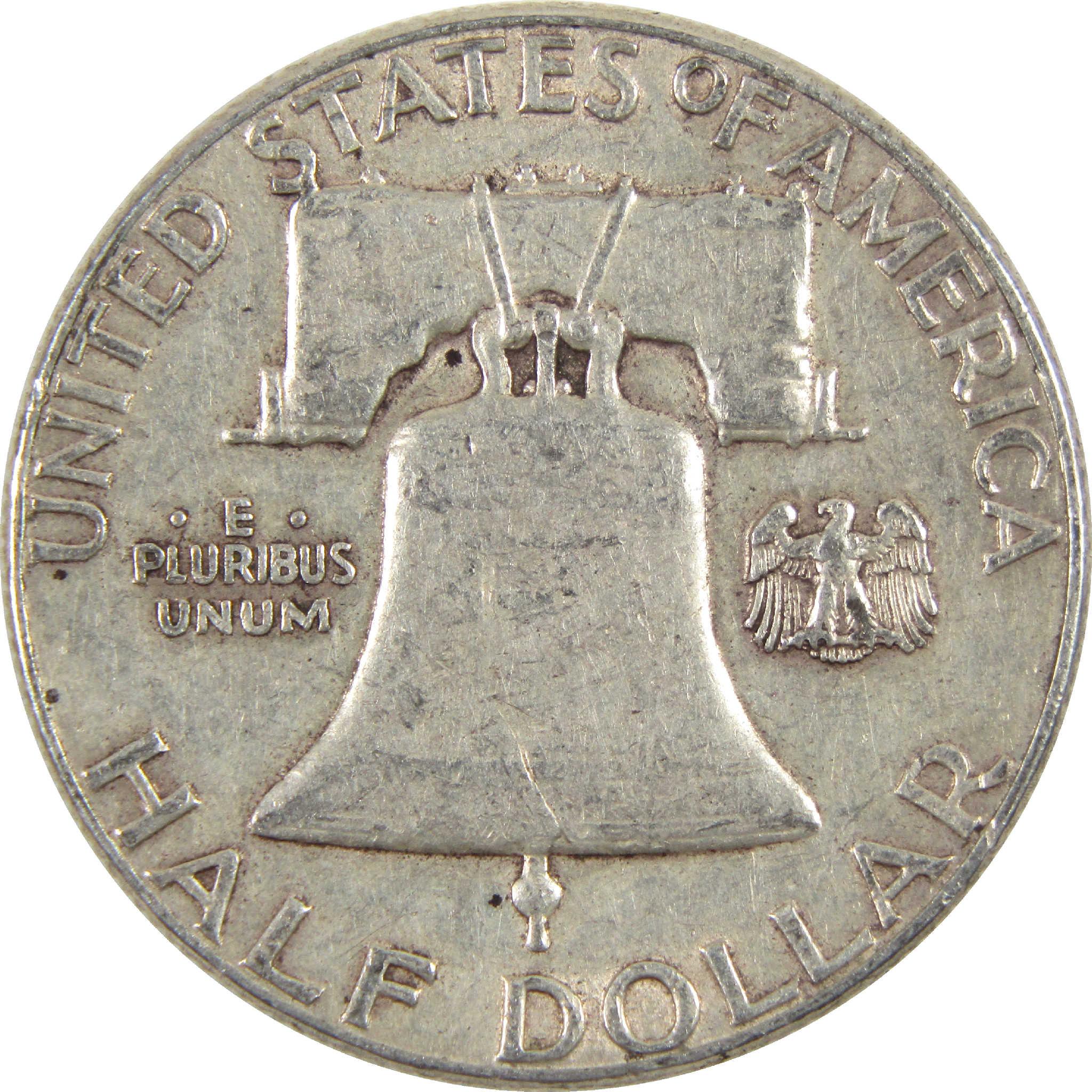 1958 Franklin Half Dollar G Good Silver 50c Coin