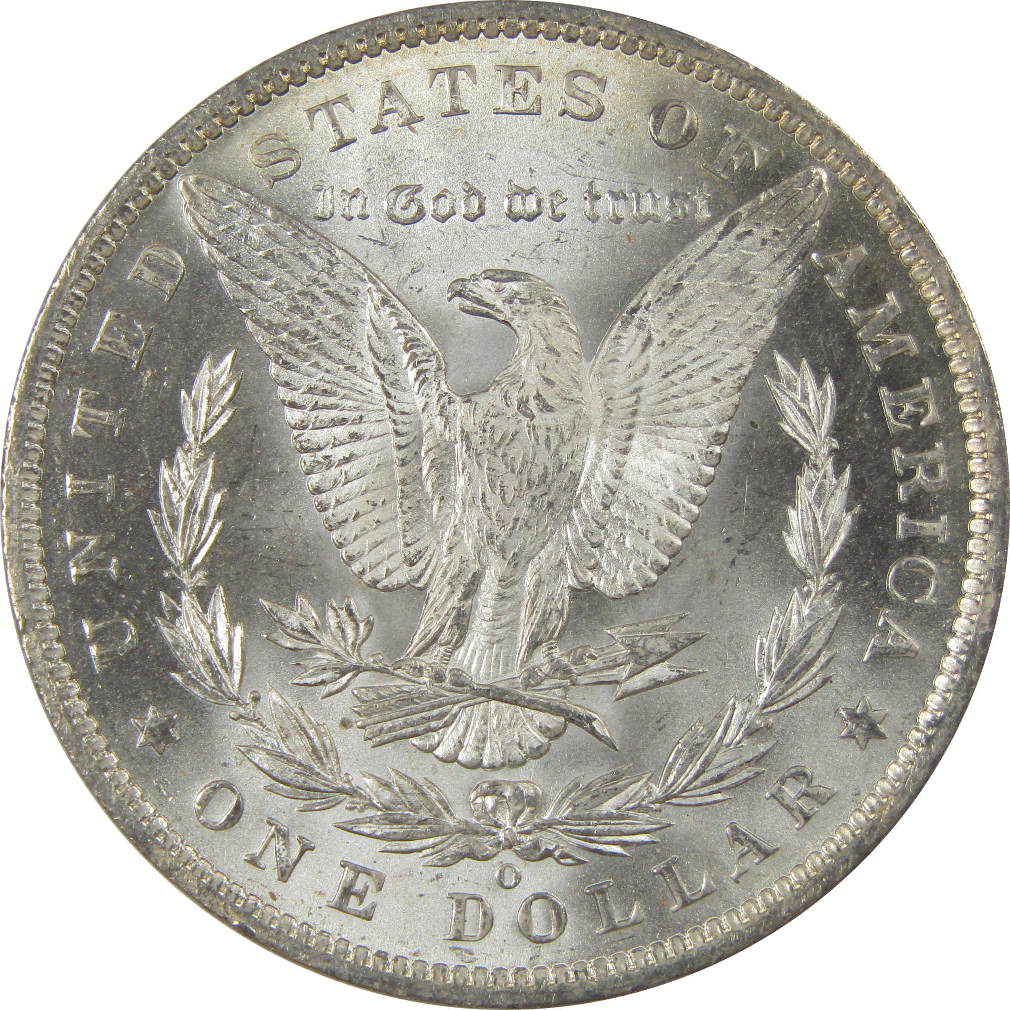 1885 O Morgan Dollar Uncirculated Silver $1 Coin Toned SKU:I22430
