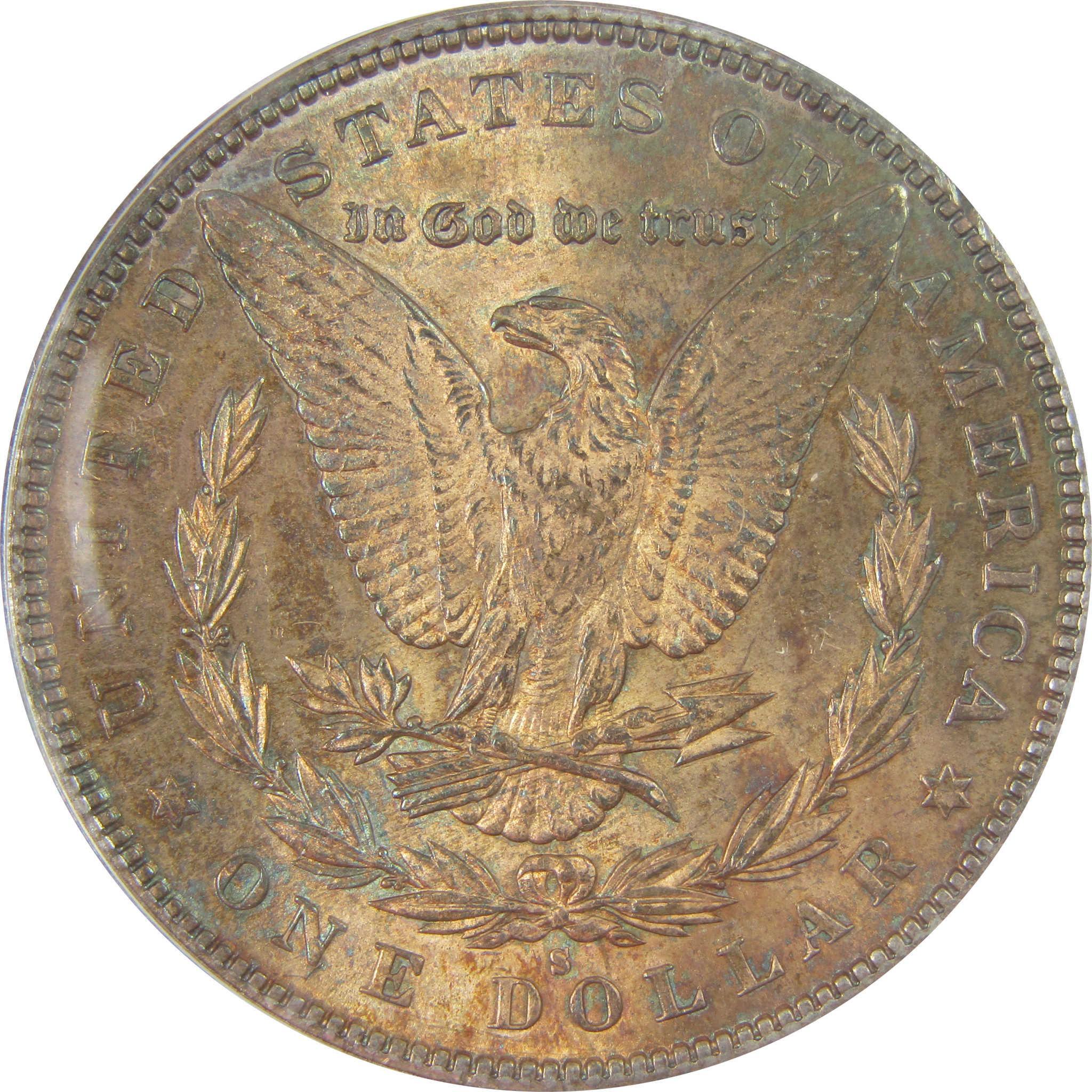 1891 S Morgan Dollar MS 63 ANACS Silver Uncirculated Toned SKU:I20901