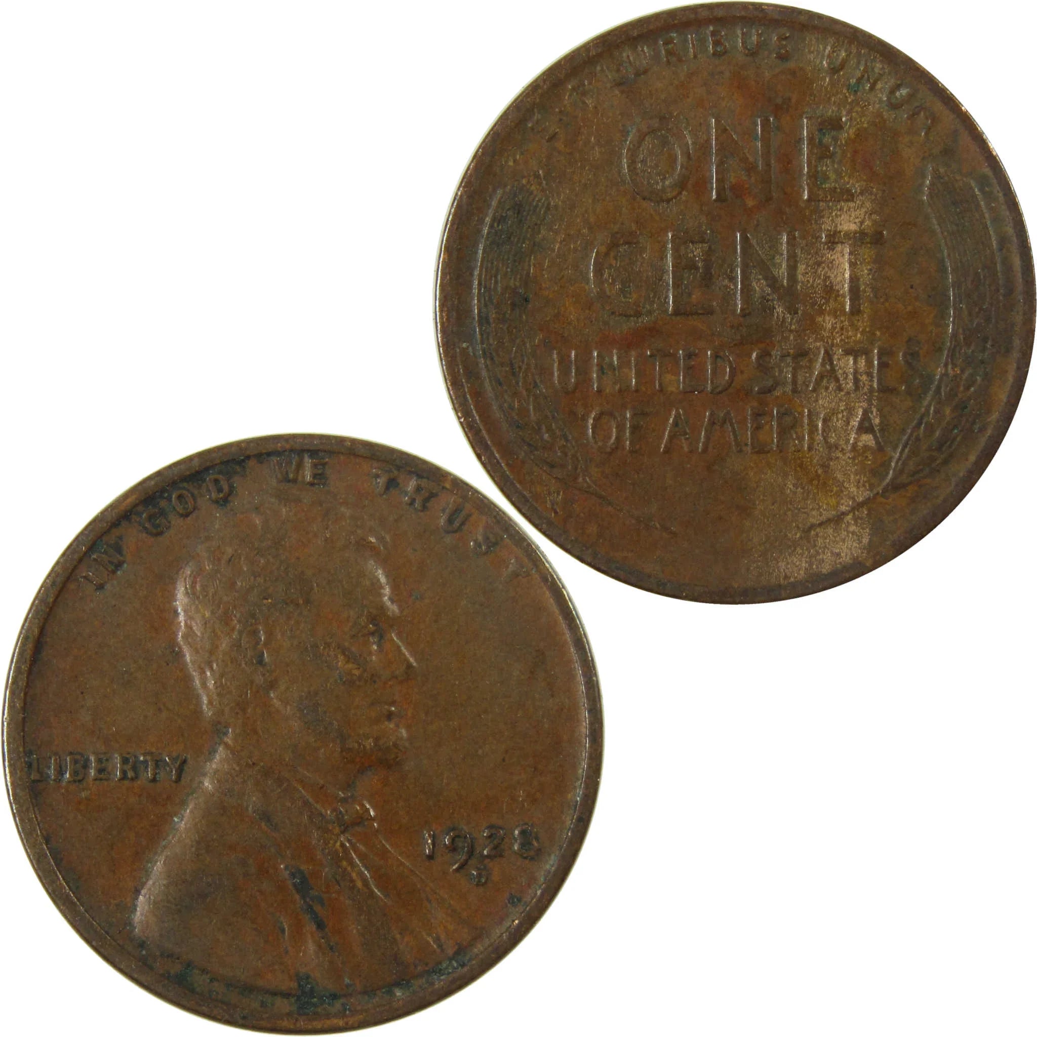 1928 D Lincoln Wheat Cent VF Very Fine Penny 1c Coin SKU:I27597