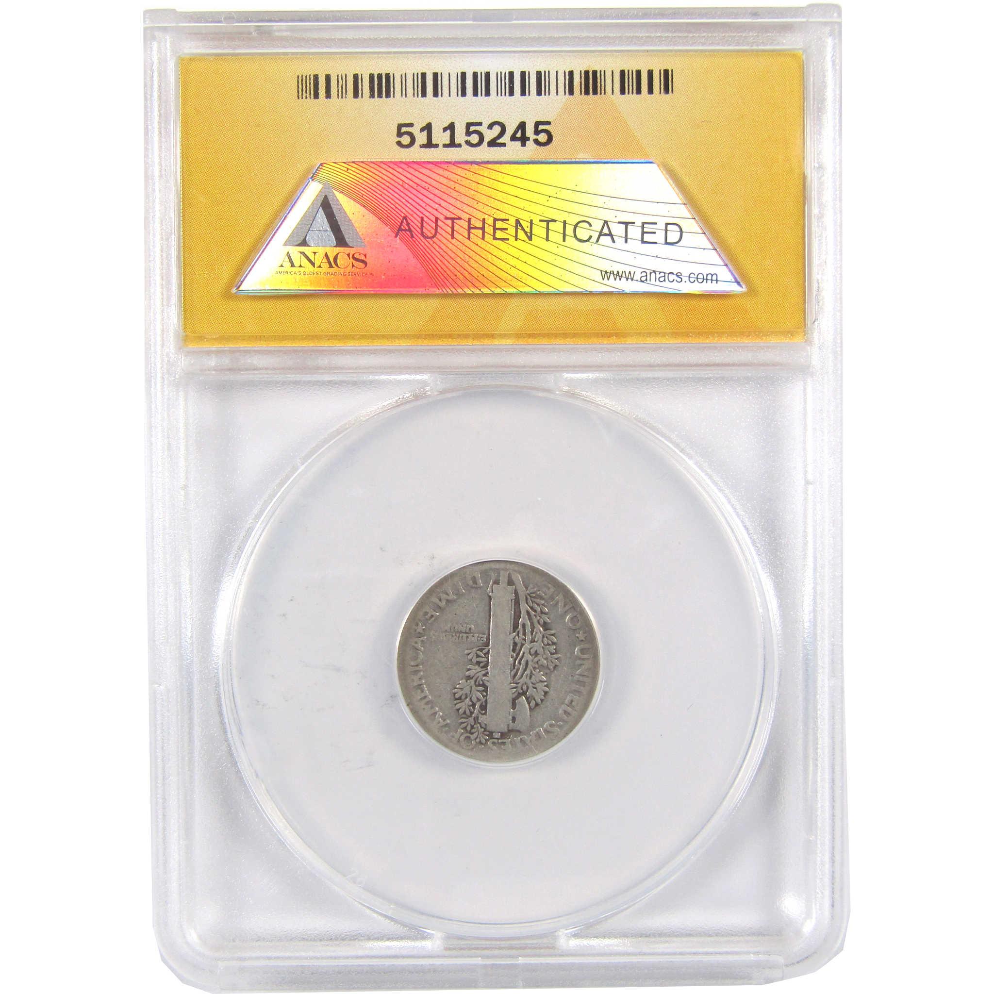 1921 Mercury Dime G 4 ANACS Silver 10c Coin SKU:I18140