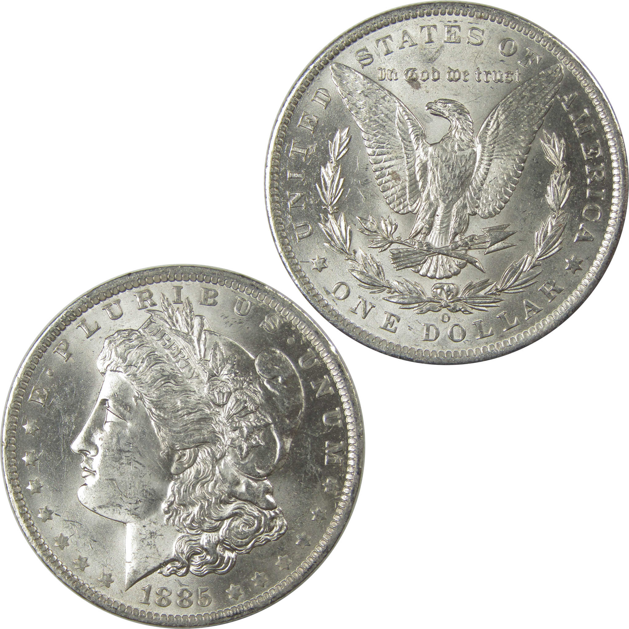 1885 O Morgan Dollar Uncirculated Silver $1 Coin SKU:I21073 - Morgan coin - Morgan silver dollar - Morgan silver dollar for sale - Profile Coins & Collectibles
