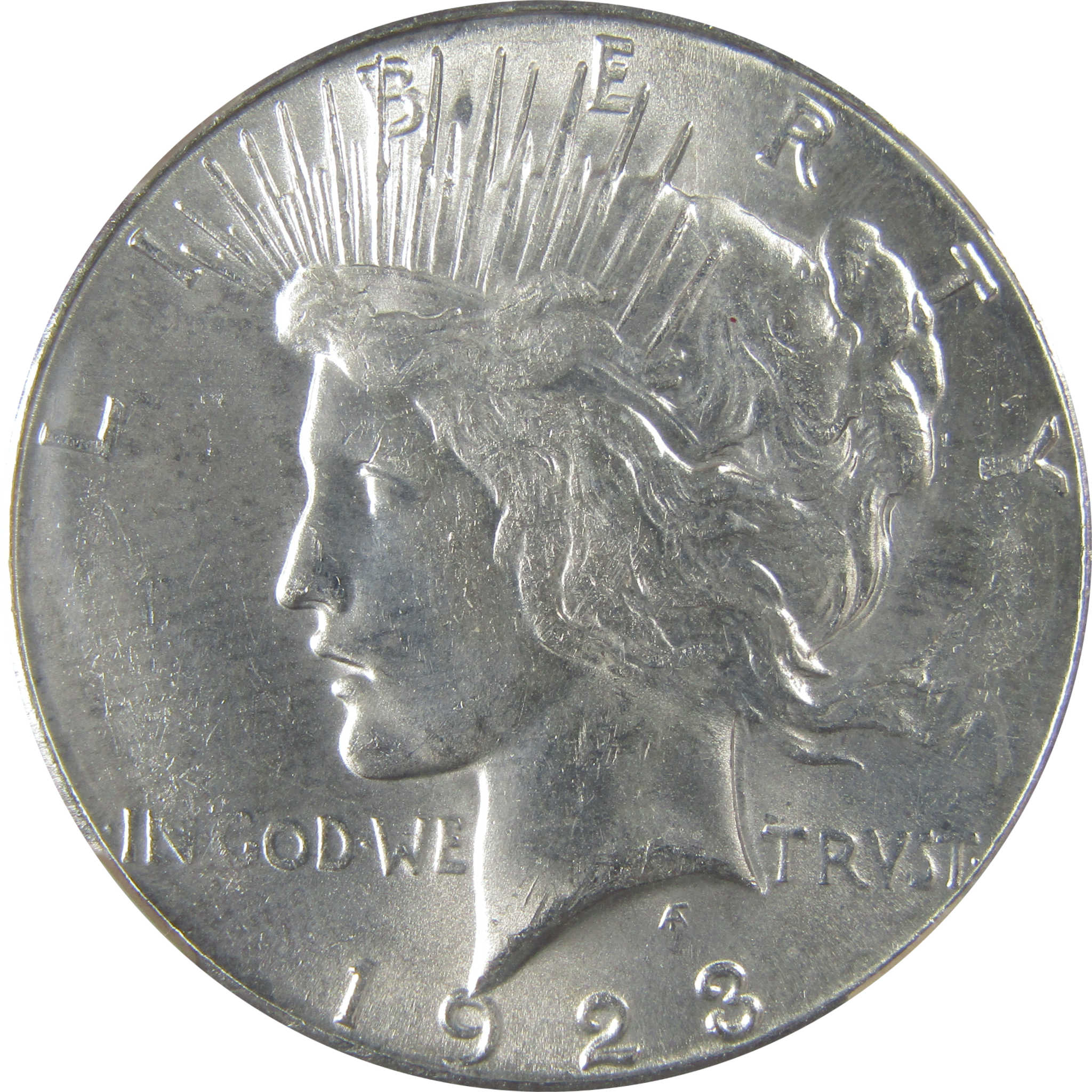 1923 S Peace Dollar MS 63 NGC Silver Original Bag Fragment SKU:I23364