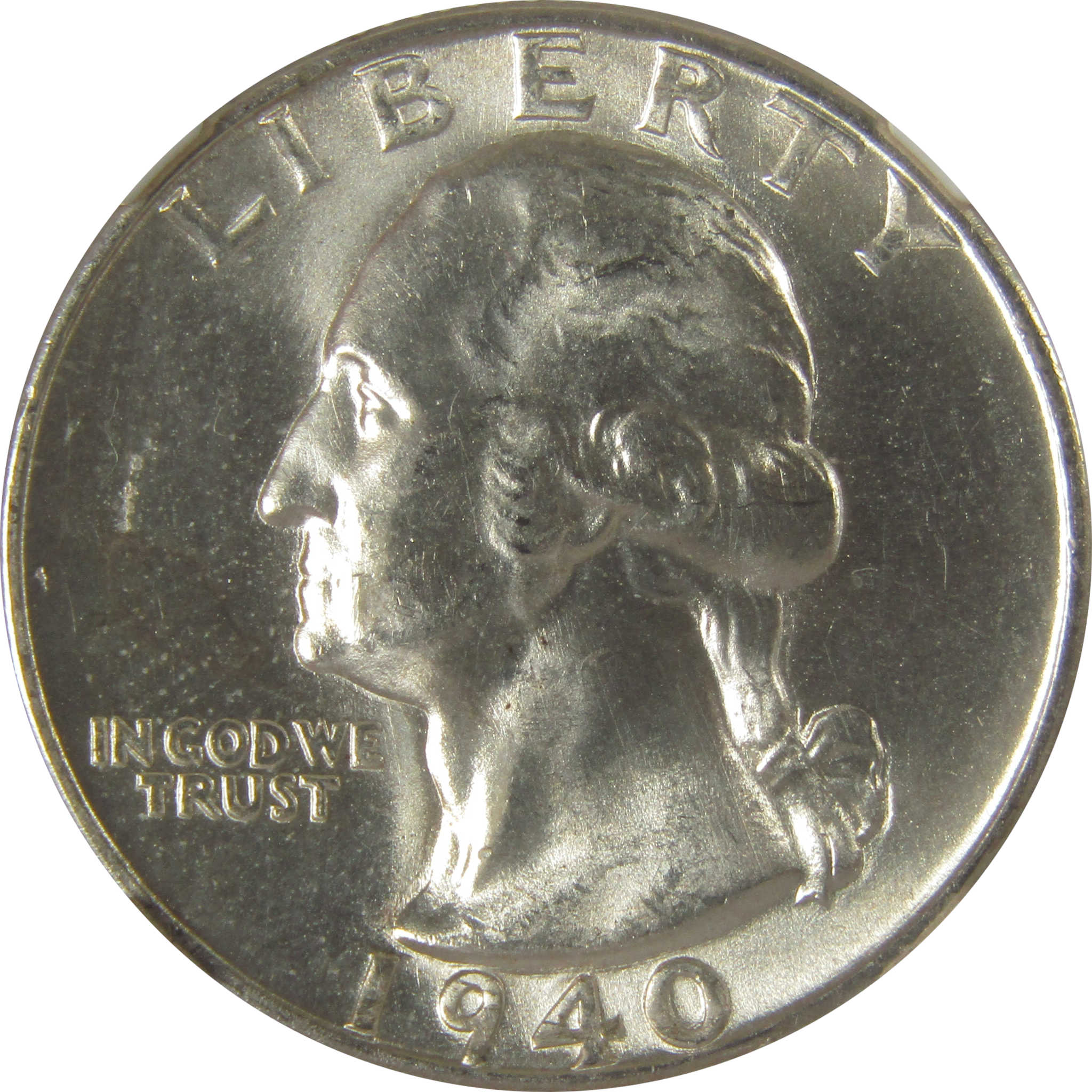 1940 D Washington Quarter MS 64 NGC Original Bag Fragment SKU:I22600