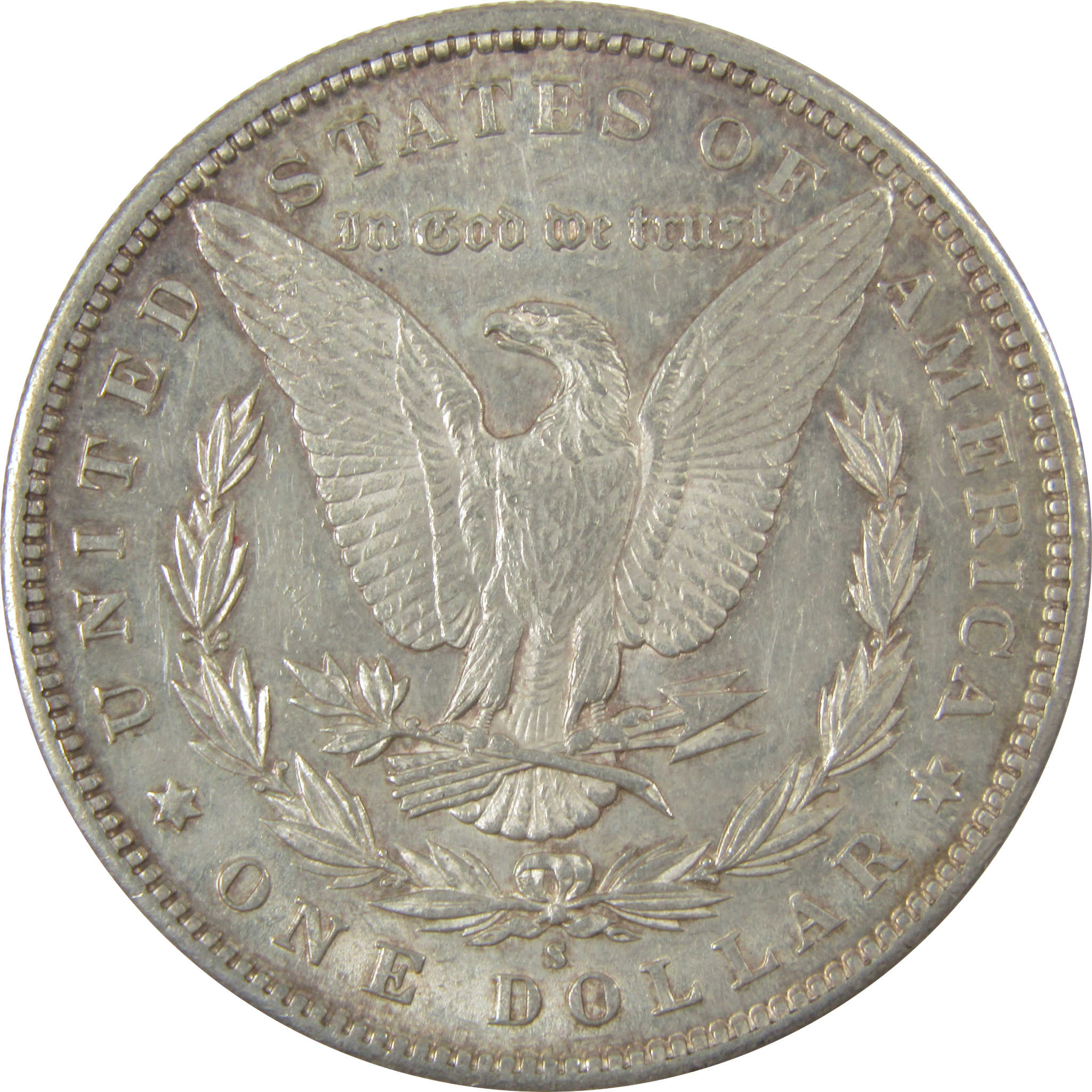 1889 S Morgan Dollar AU About Uncirculated Silver $1 Coin SKU:I19977 - Morgan coin - Morgan silver dollar - Morgan silver dollar for sale - Profile Coins & Collectibles