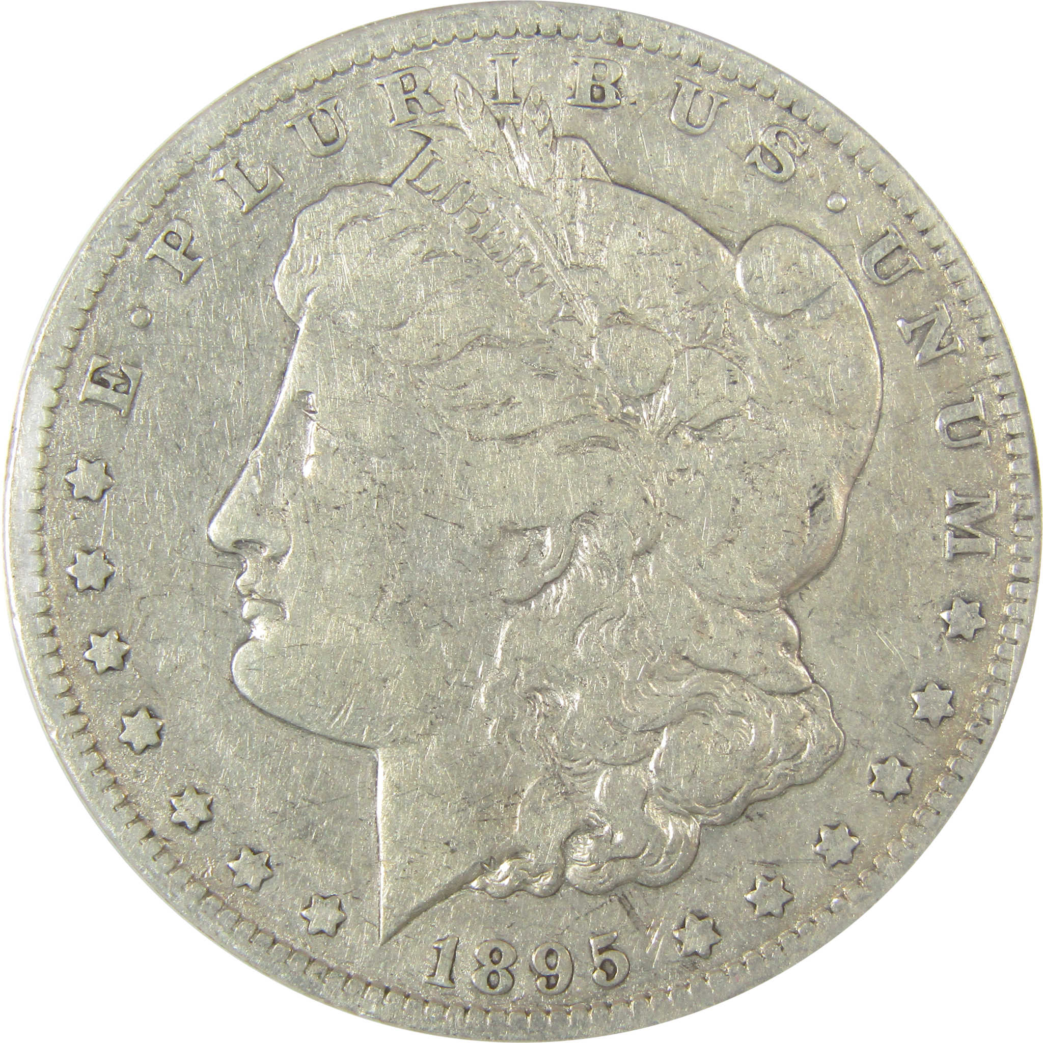 1895 S Morgan Dollar F 12 ANACS Silver $1 Coin SKU:I19809 - Morgan coin - Morgan silver dollar - Morgan silver dollar for sale - Profile Coins & Collectibles