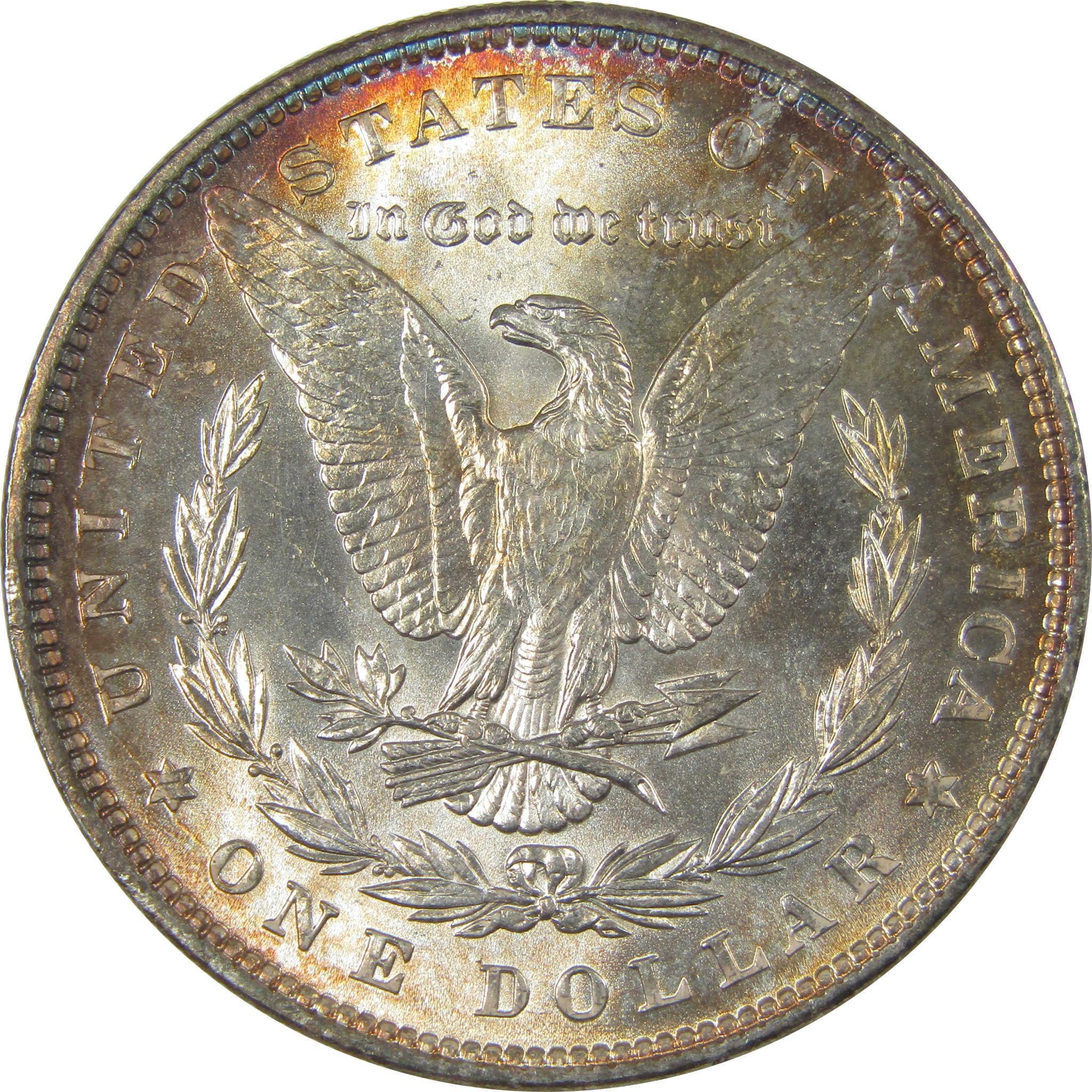 1888 Morgan Dollar Uncirculated Silver $1 Coin Toned SKU:CPC1002