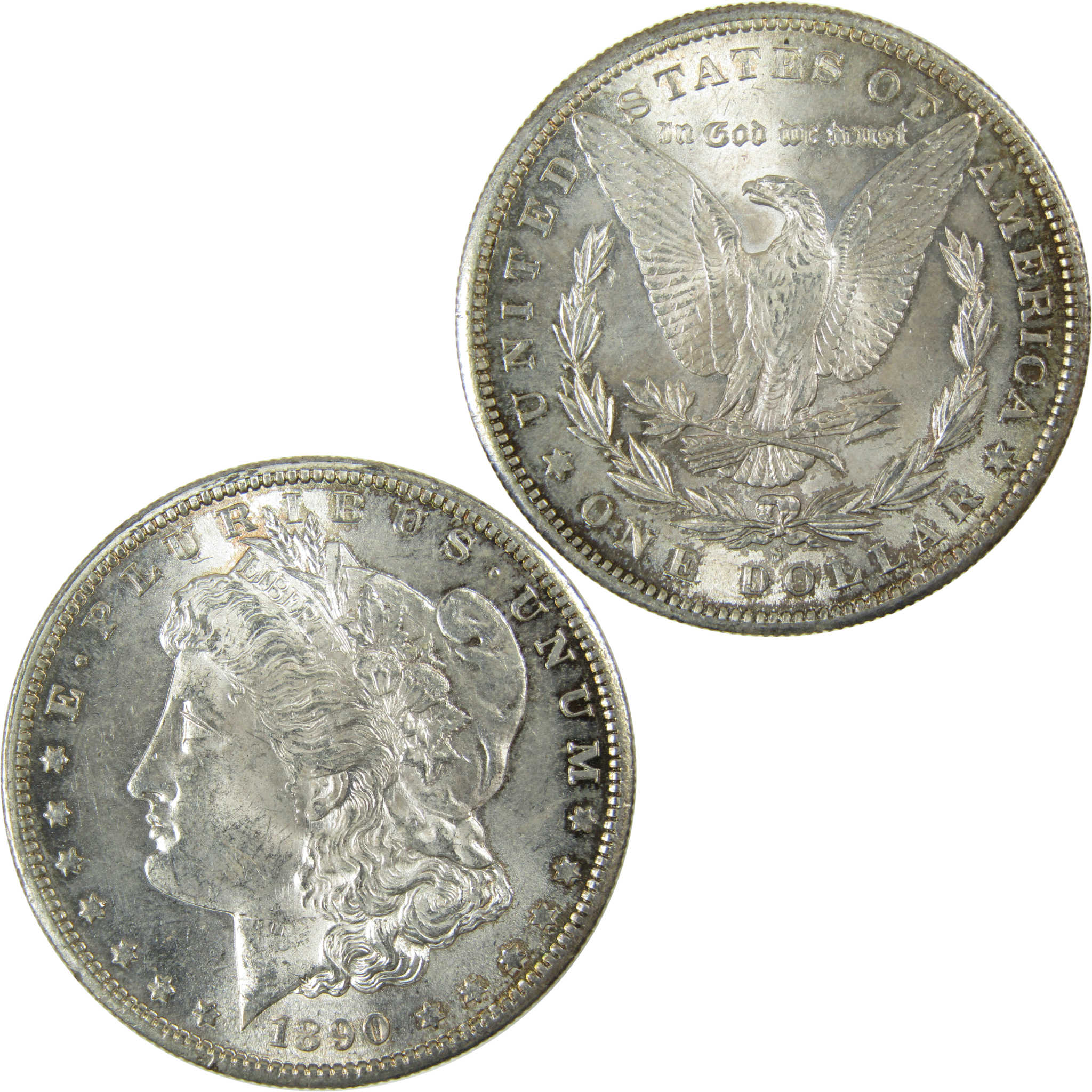 1890 S Morgan Silver Dollar CH AU Choice About Unc $1 Coin SKU:I27462