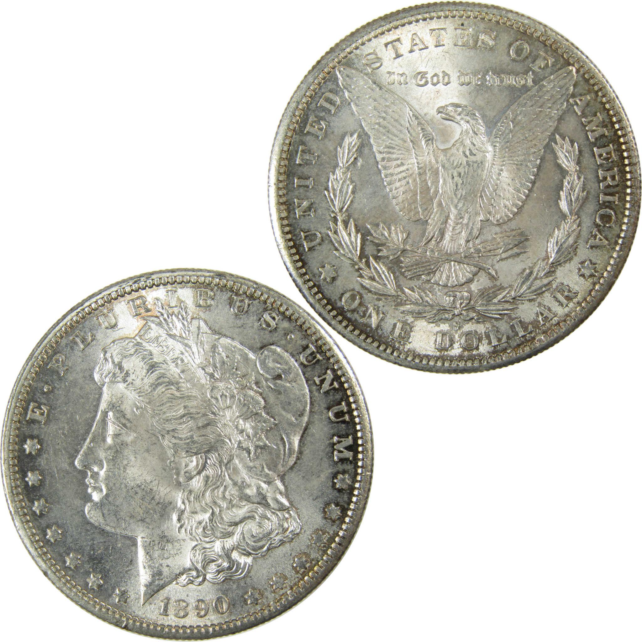 1890 S Morgan Silver Dollar CH AU Choice About Unc $1 Coin SKU:I27462 - Morgan coin - Morgan silver dollar - Morgan silver dollar for sale - Profile Coins & Collectibles
