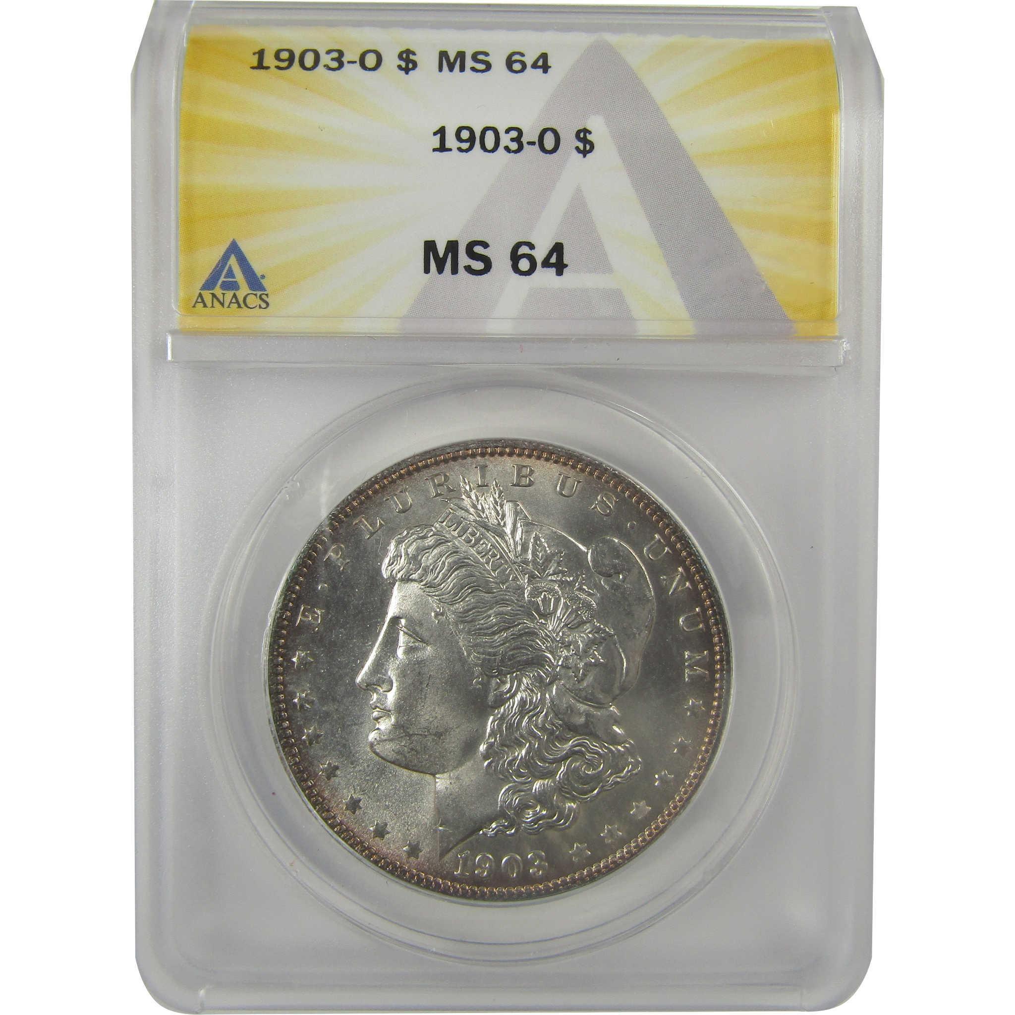 1903 O Morgan Dollar MS 64 ANACS Silver Uncirculated SKU:I21963 - Morgan coin - Morgan silver dollar - Morgan silver dollar for sale - Profile Coins & Collectibles
