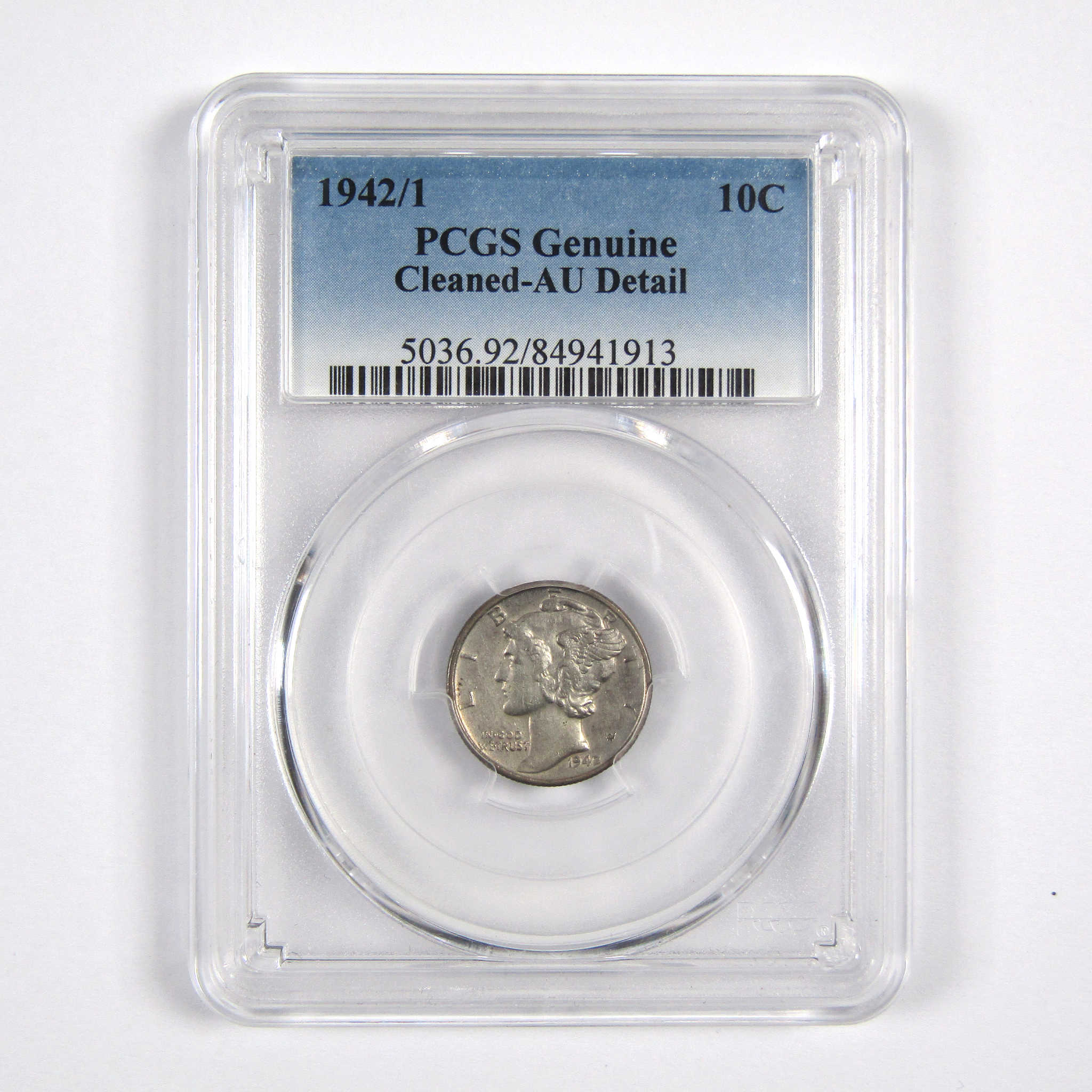 1942/1 fashion mercury dime