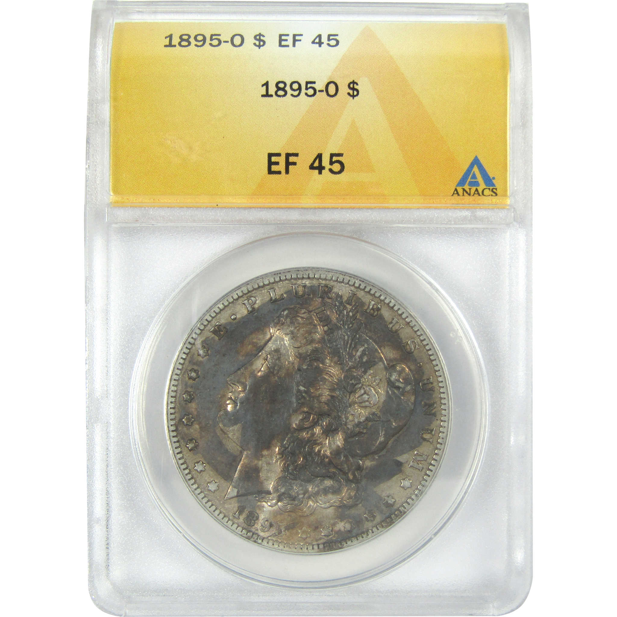1895 O Morgan Dollar EF 45 ANACS Silver $1 Coin SKU:I16378 - Morgan coin - Morgan silver dollar - Morgan silver dollar for sale - Profile Coins & Collectibles