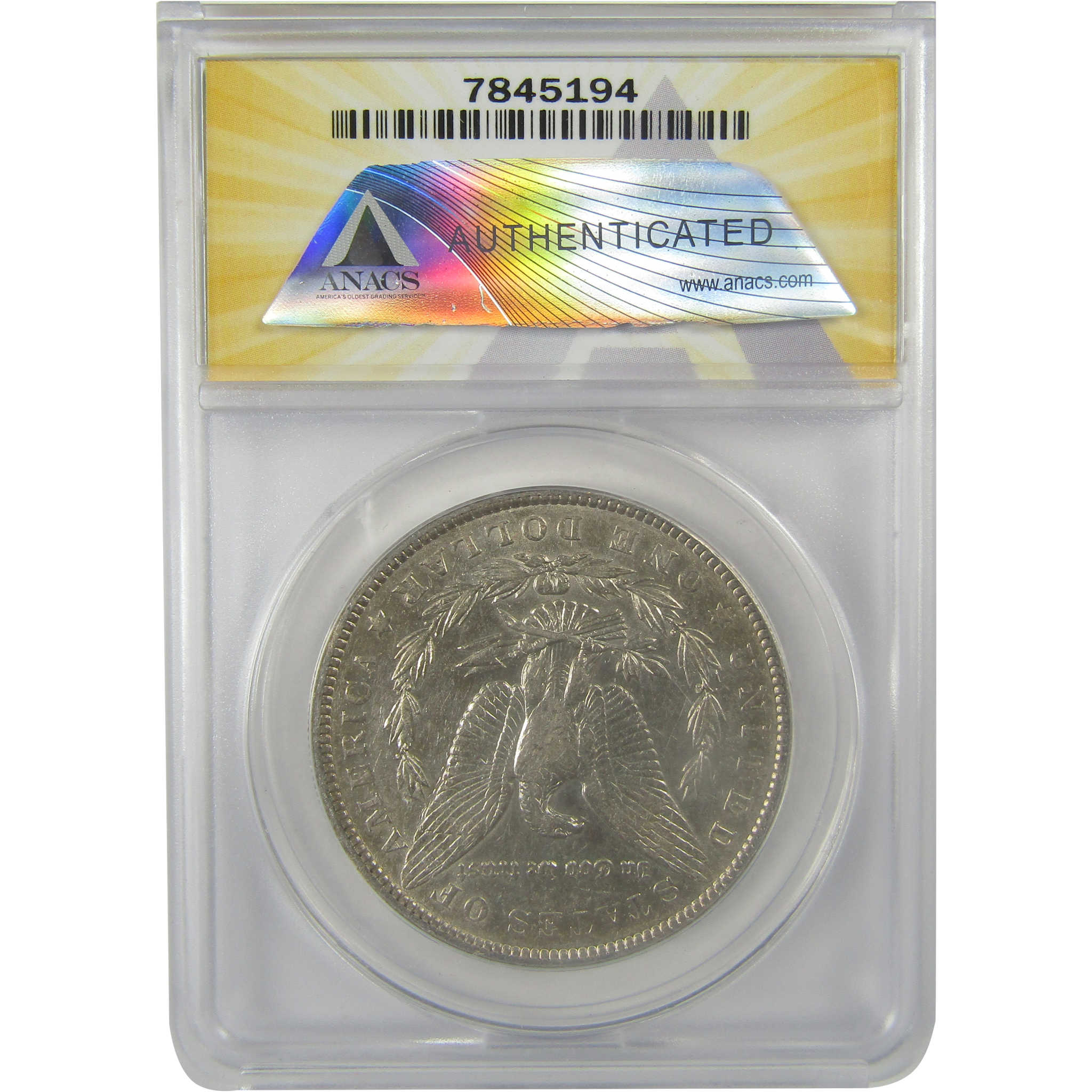 1901 Morgan Dollar AU 50 Details ANACS Silver $1 Coin SKU:I21272 - Morgan coin - Morgan silver dollar - Morgan silver dollar for sale - Profile Coins & Collectibles