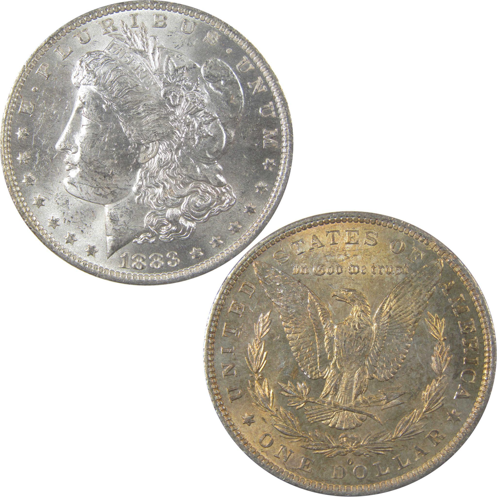 1883 O Morgan Silver Dollar Uncirculated Mint State Toned SKU:I24876