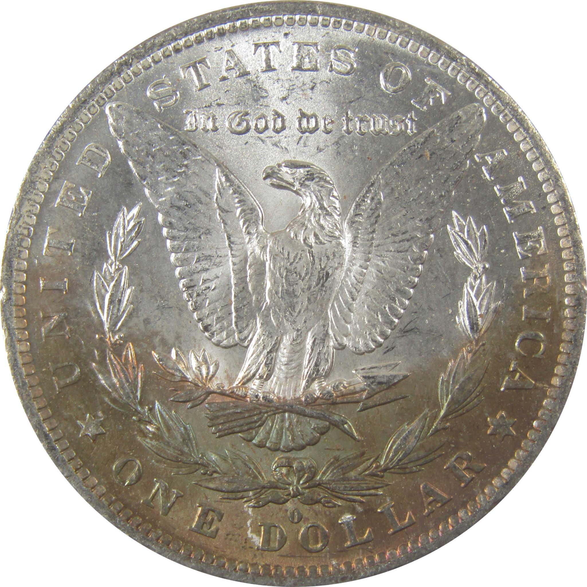 1884 O Morgan Silver Dollar BU Choice Uncirculated Toned SKU:I24178