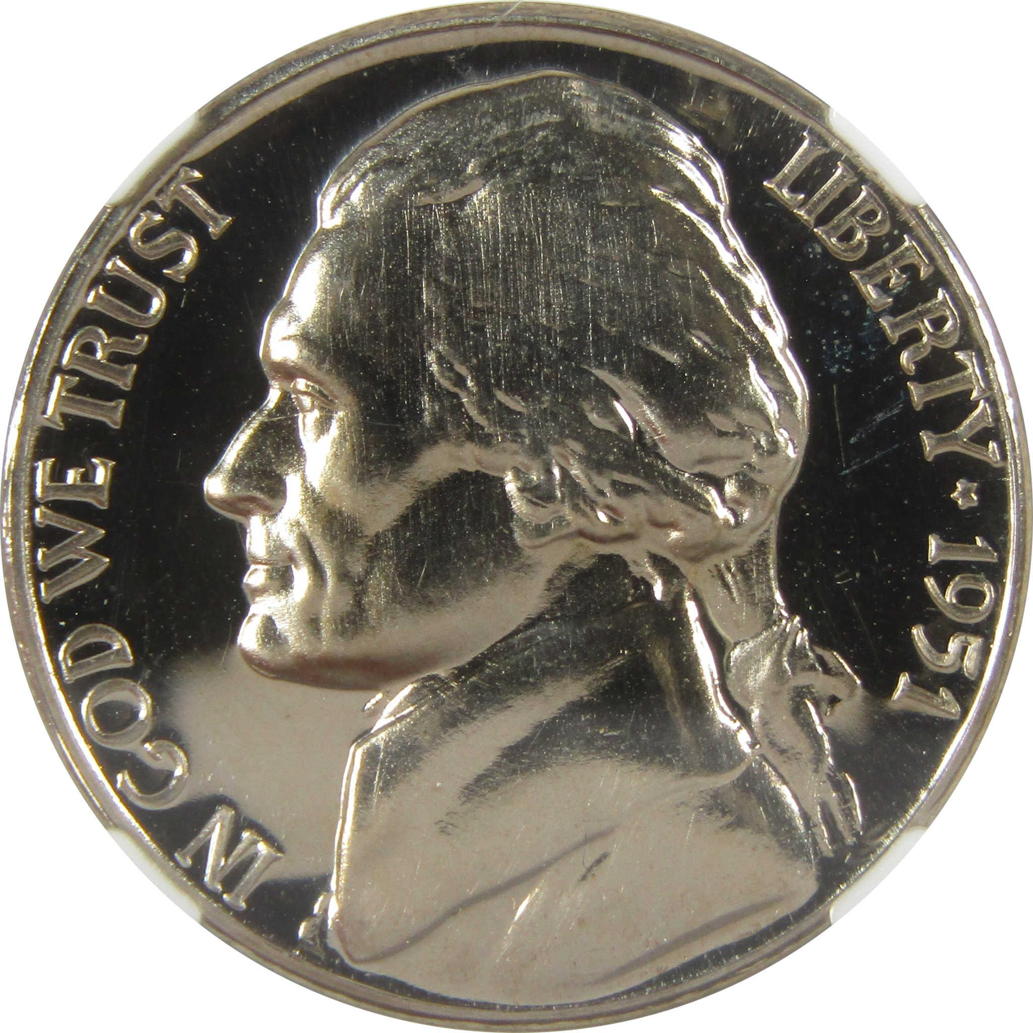1951 Jefferson Nickel PF 68 NGC Proof 5c Coin Collectible SKU:I27338