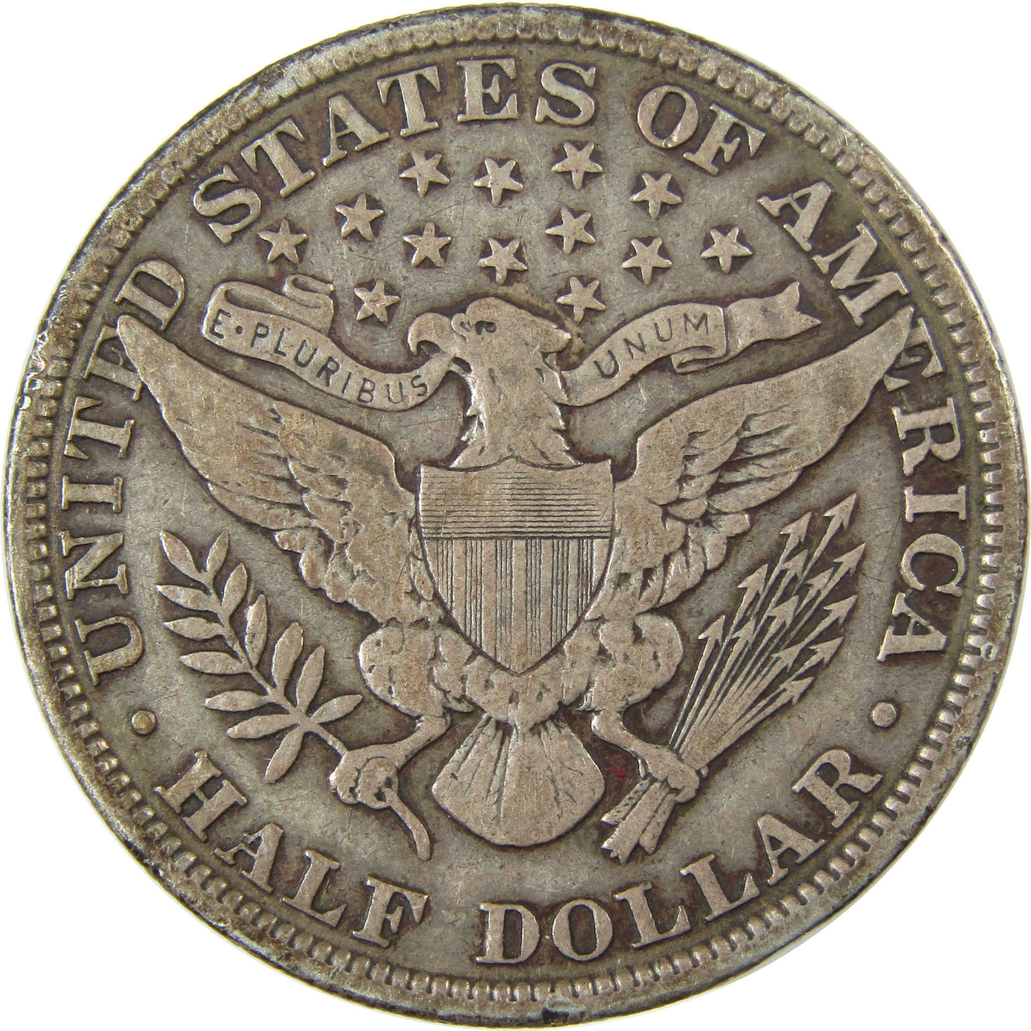 1907 Barber Silver Half Dollar VF Very Fine 50c Coin SKU:I27824