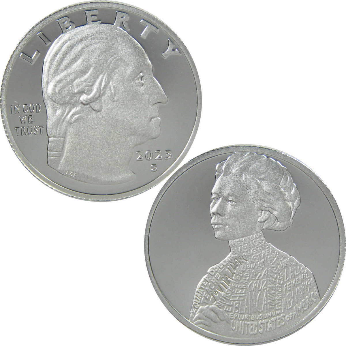 2023 S Jovita Idar American Women Silver Quarter Proof 25c Coin
