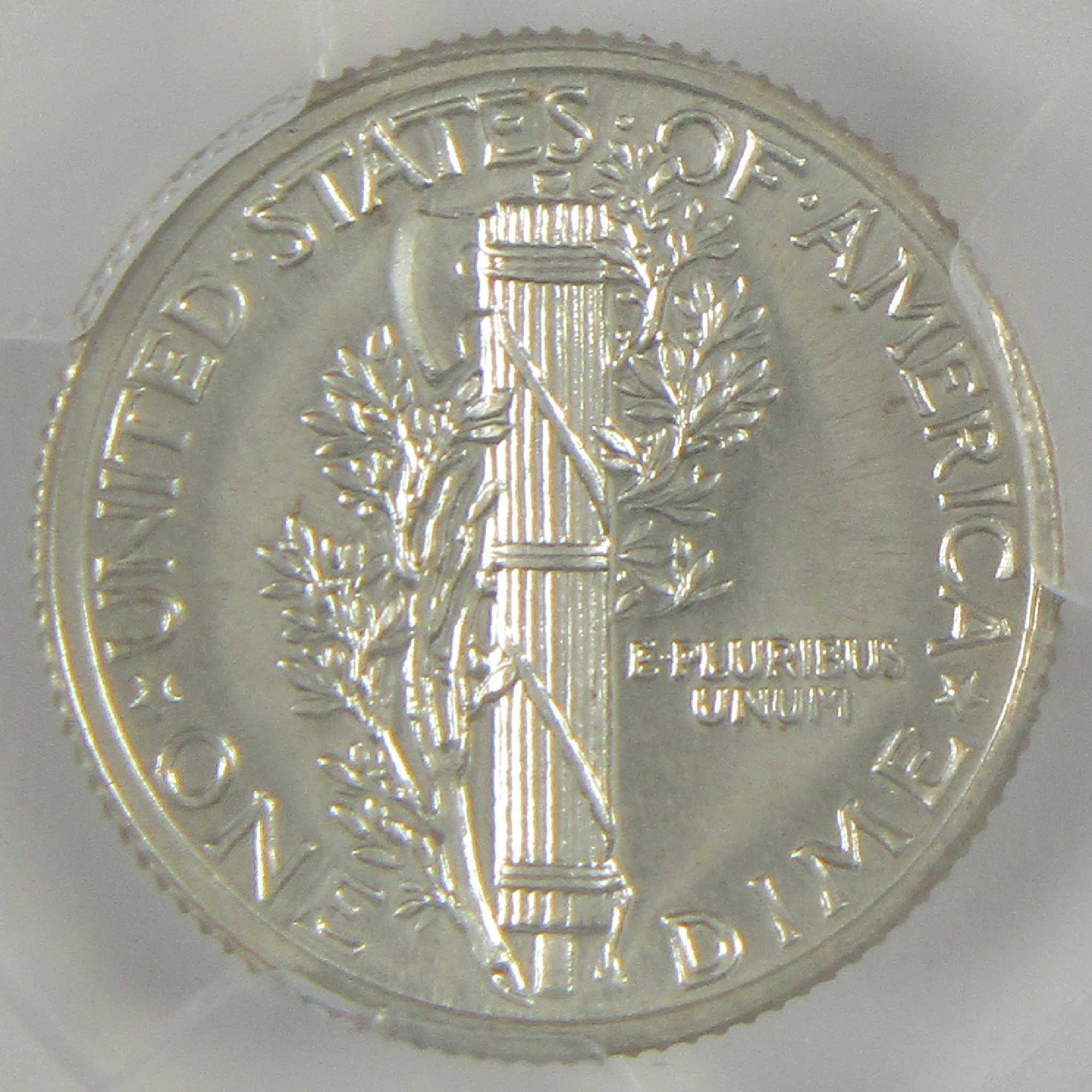 1937 Mercury Dime PR 65 PCGS Silver Proof 10c Coin