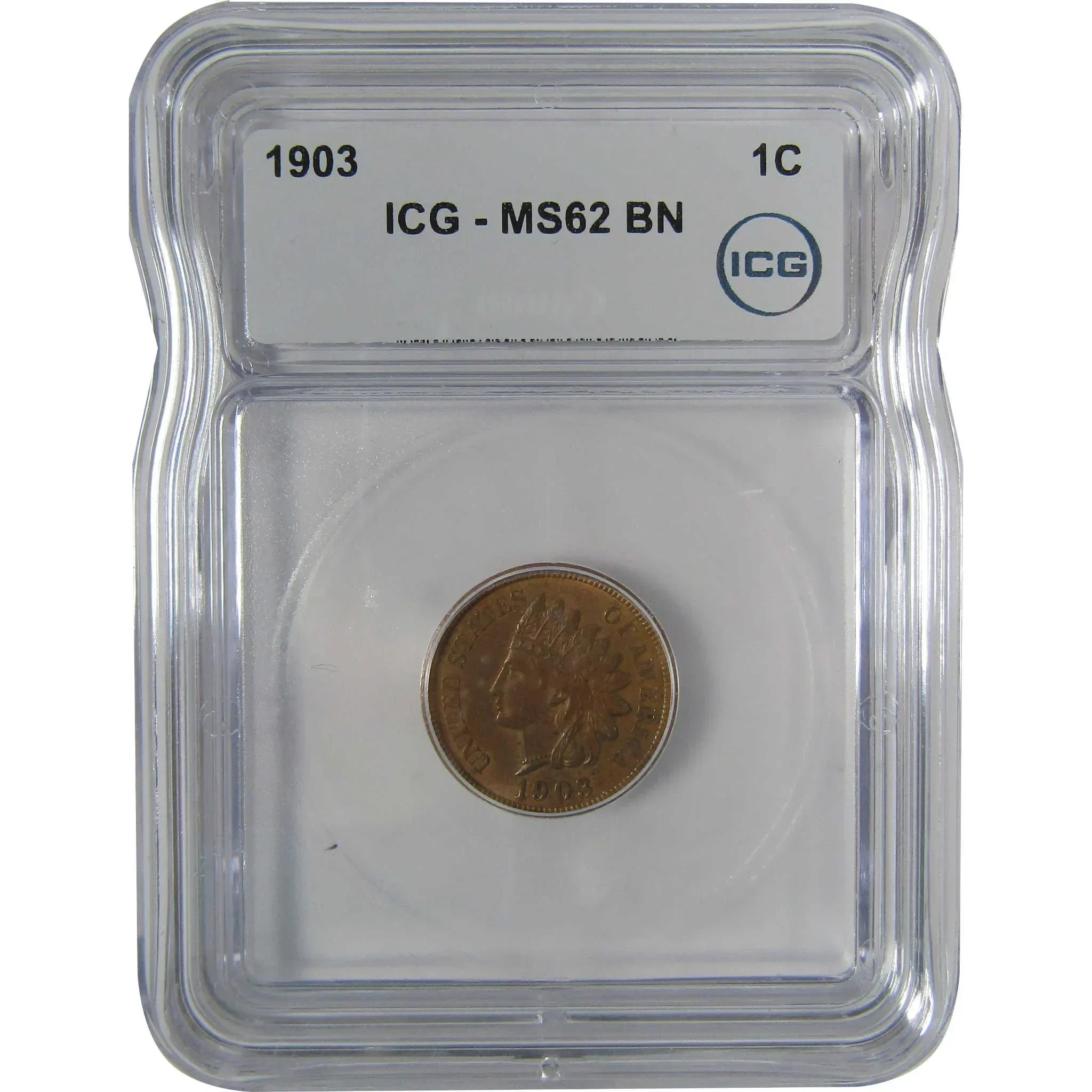 1903 Indian Head Cent MS 62 BN ICG Penny Uncirculated SKU:I22938