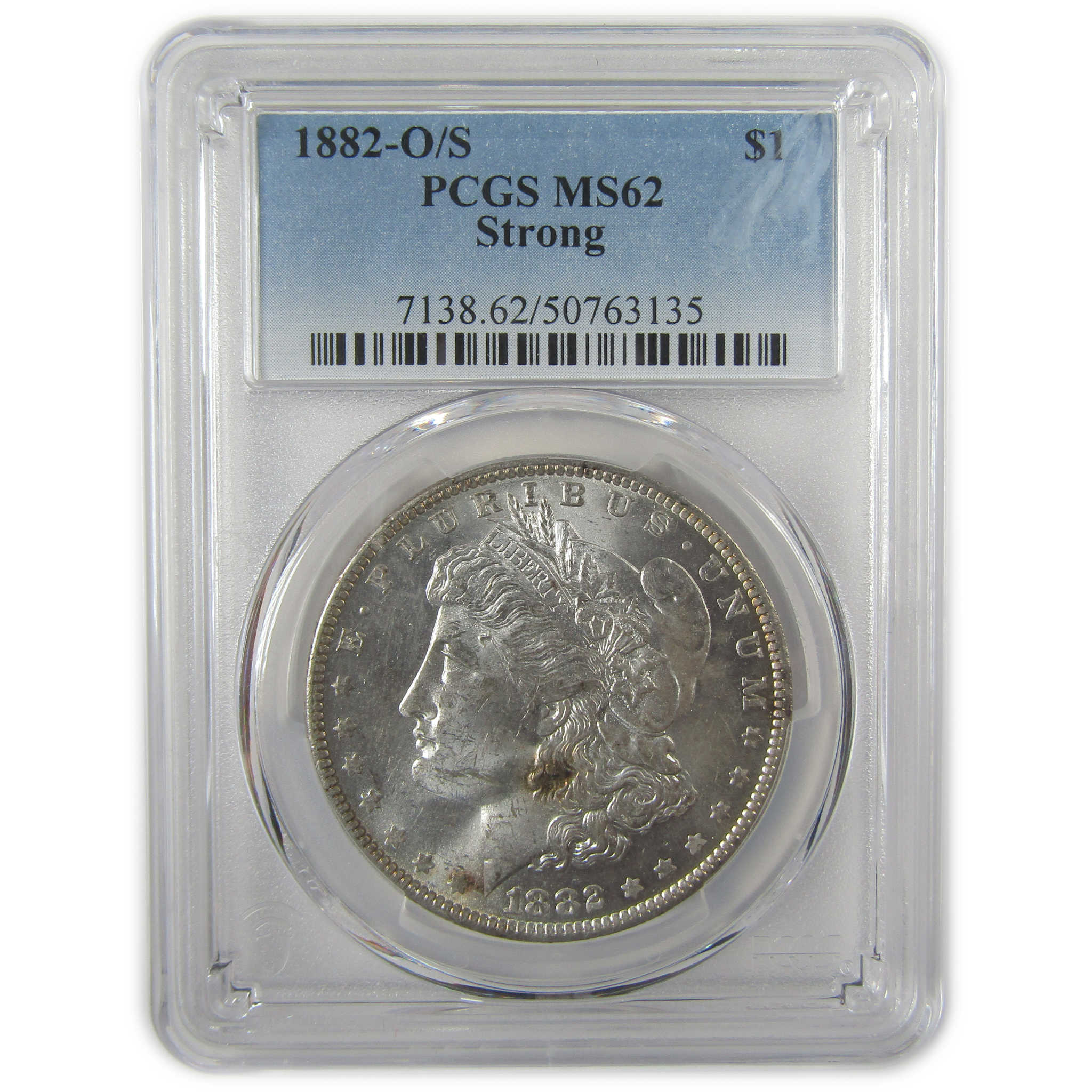 1882 O/S Strong Morgan Dollar MS 62 PCGS Silver $1 Coin SKU:I19735 - Morgan coin - Morgan silver dollar - Morgan silver dollar for sale - Profile Coins & Collectibles