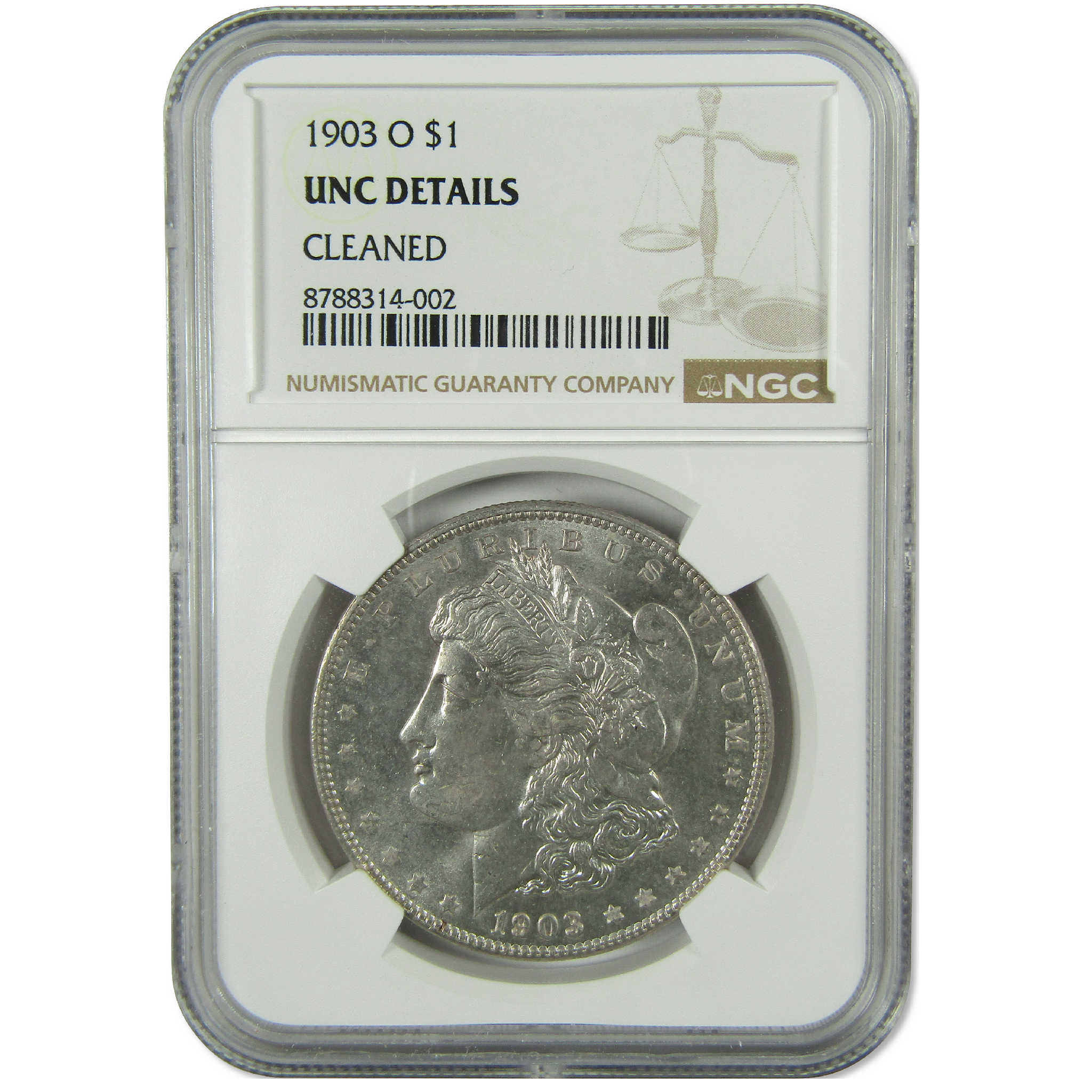 1903 O Morgan Silver Dollar Uncirculated Details NGC SKU:I24797 - Morgan coin - Morgan silver dollar - Morgan silver dollar for sale - Profile Coins & Collectibles