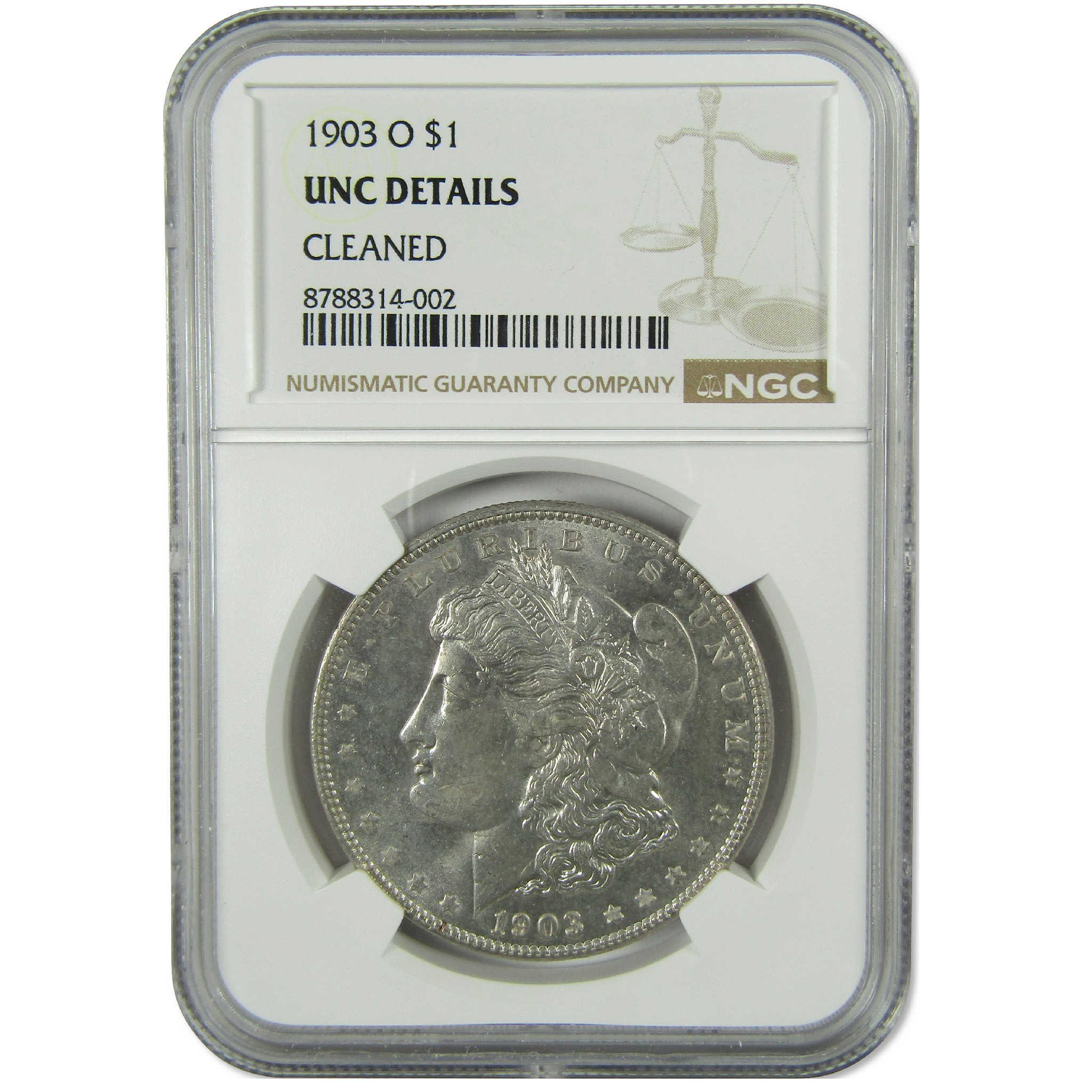 1903 O Morgan Silver Dollar Uncirculated Details NGC SKU:I24797 - Morgan coin - Morgan silver dollar - Morgan silver dollar for sale - Profile Coins & Collectibles